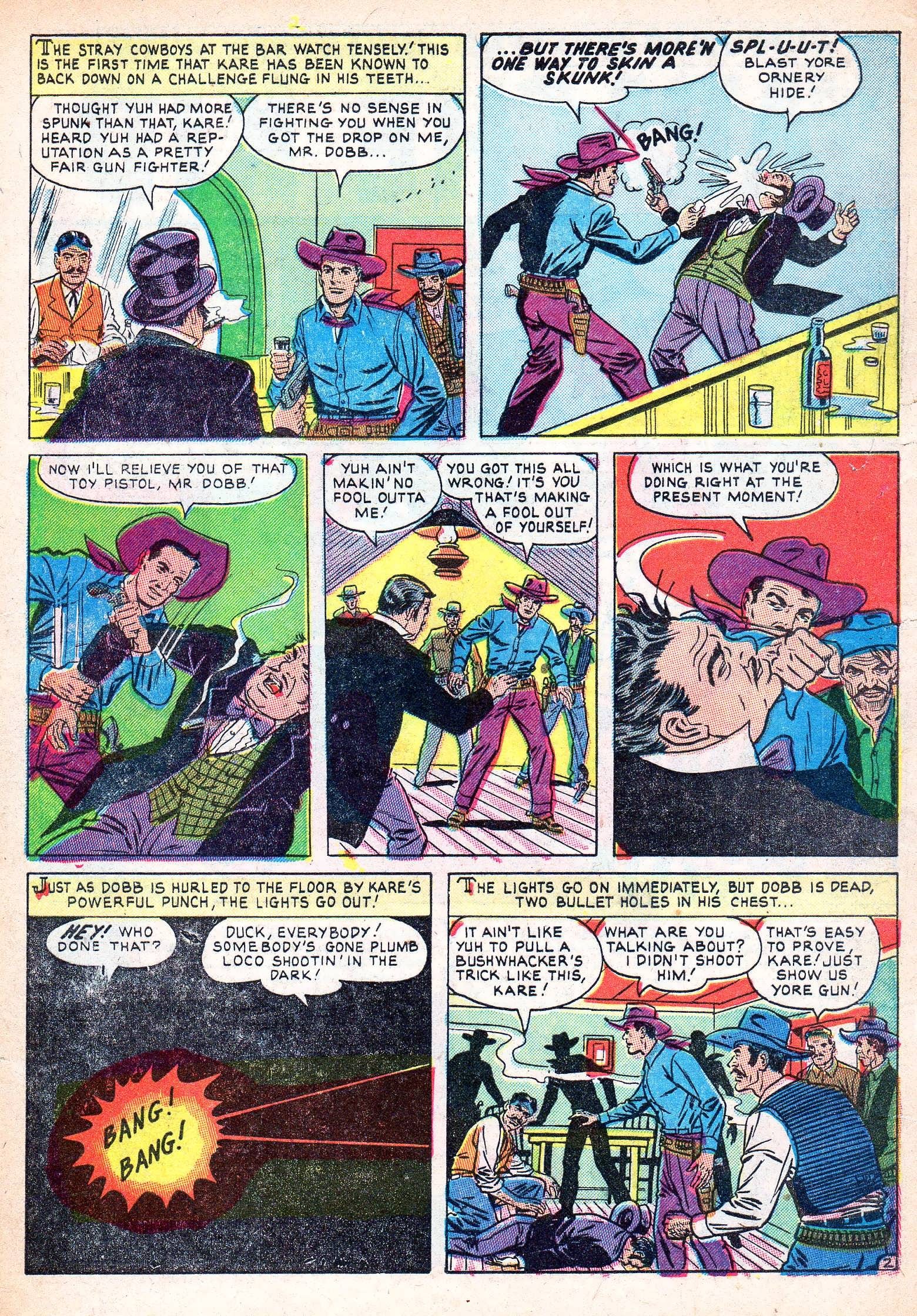 Read online Two Gun Western (1950) comic -  Issue #8 - 4