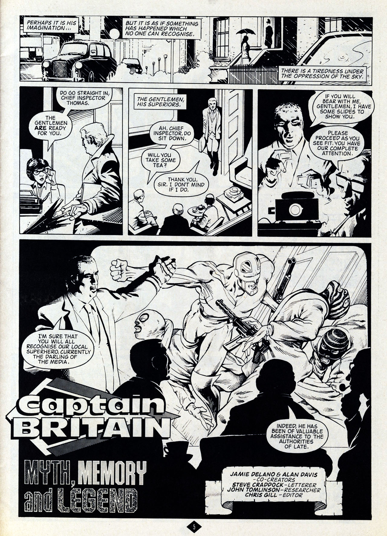 Read online Captain Britain (1985) comic -  Issue #1 - 5