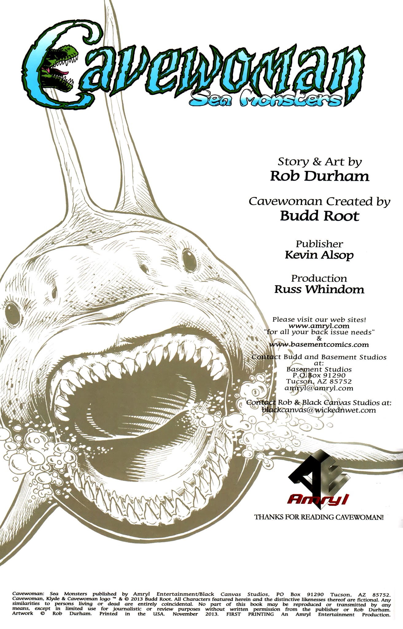 Read online Cavewoman: Sea Monsters comic -  Issue # Full - 2