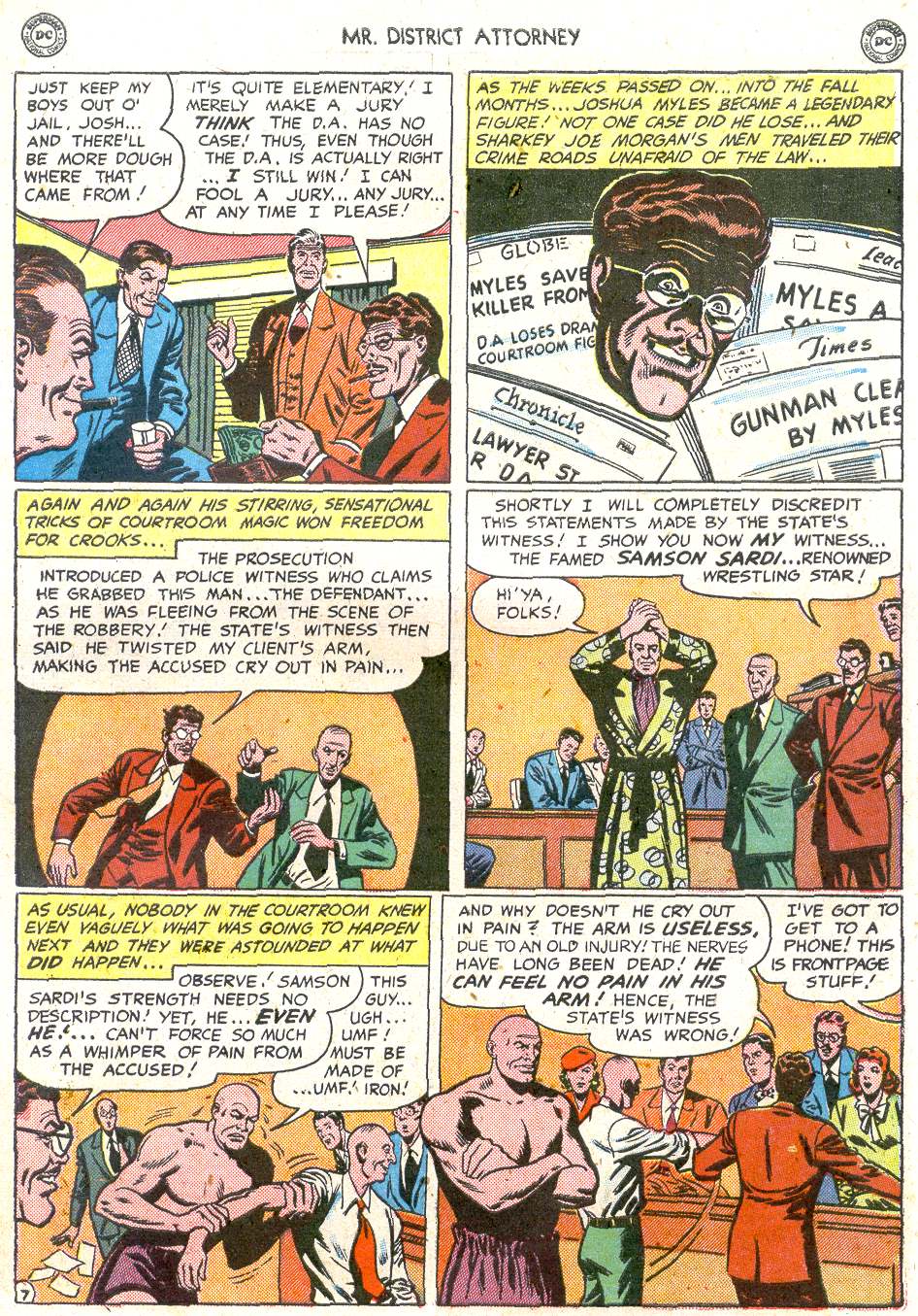 Read online Mr. District Attorney comic -  Issue #15 - 45
