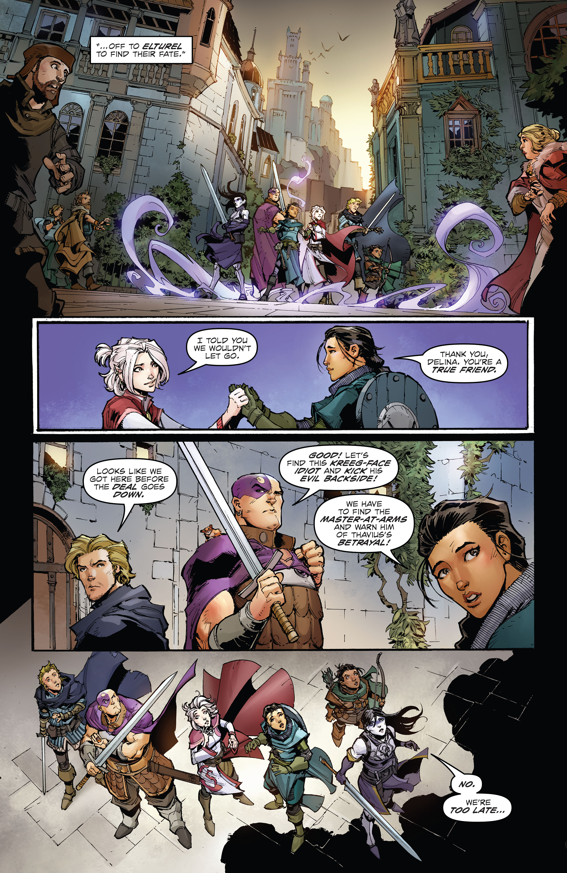 Read online Dungeons & Dragons: Infernal Tides comic -  Issue #2 - 20