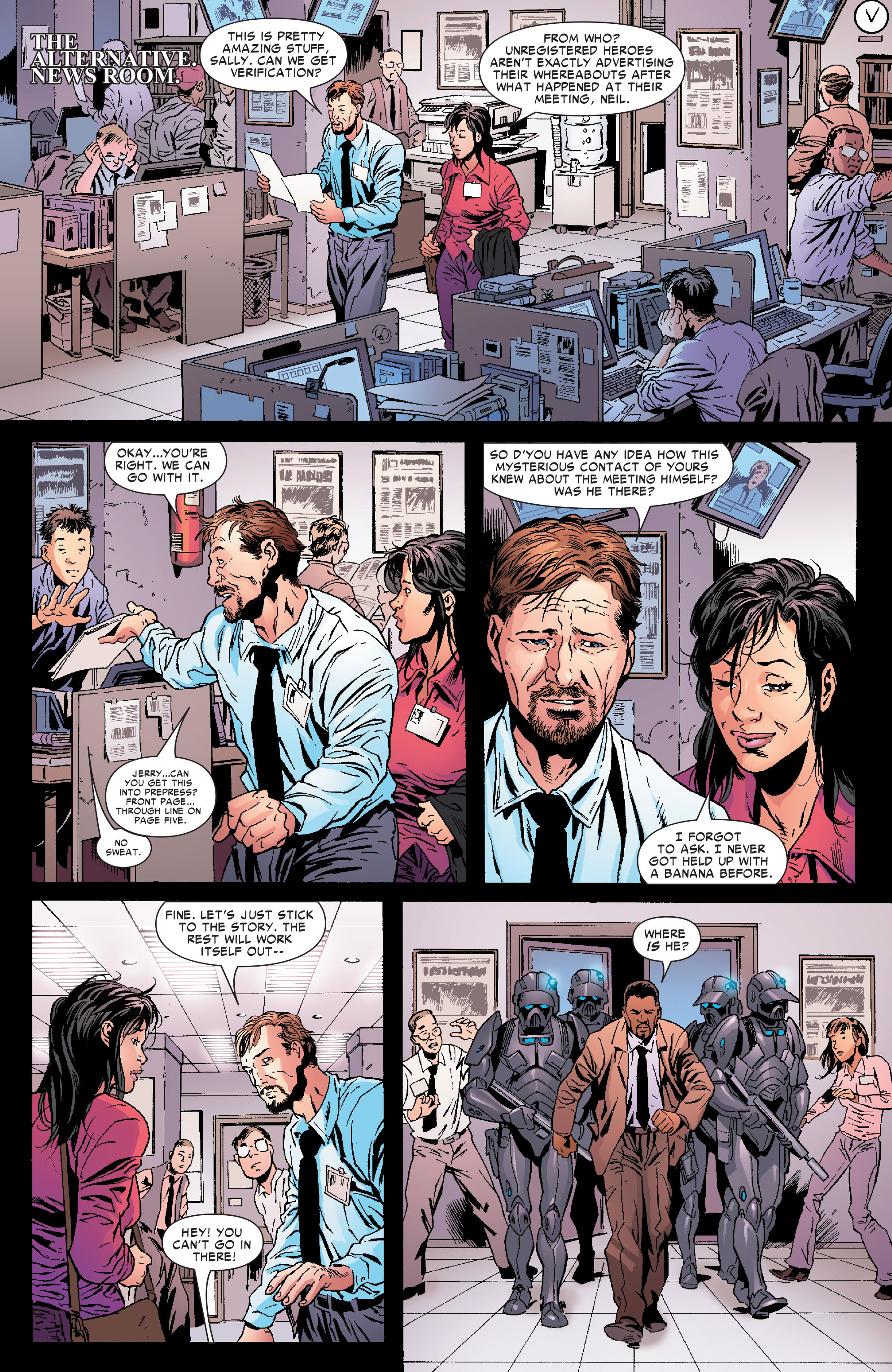 Read online Civil War: Front Line comic -  Issue #5 - 12