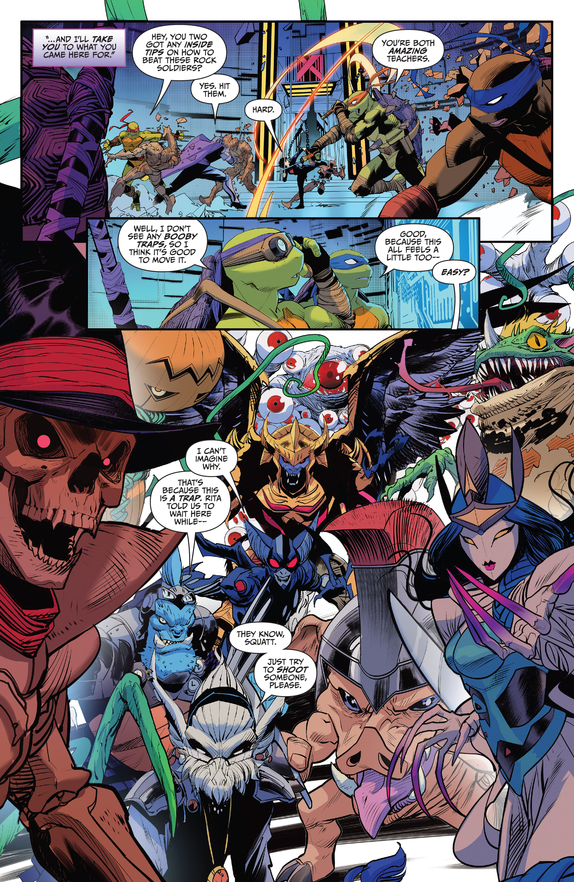 Read online Mighty Morphin Power Rangers/ Teenage Mutant Ninja Turtles II comic -  Issue #4 - 16
