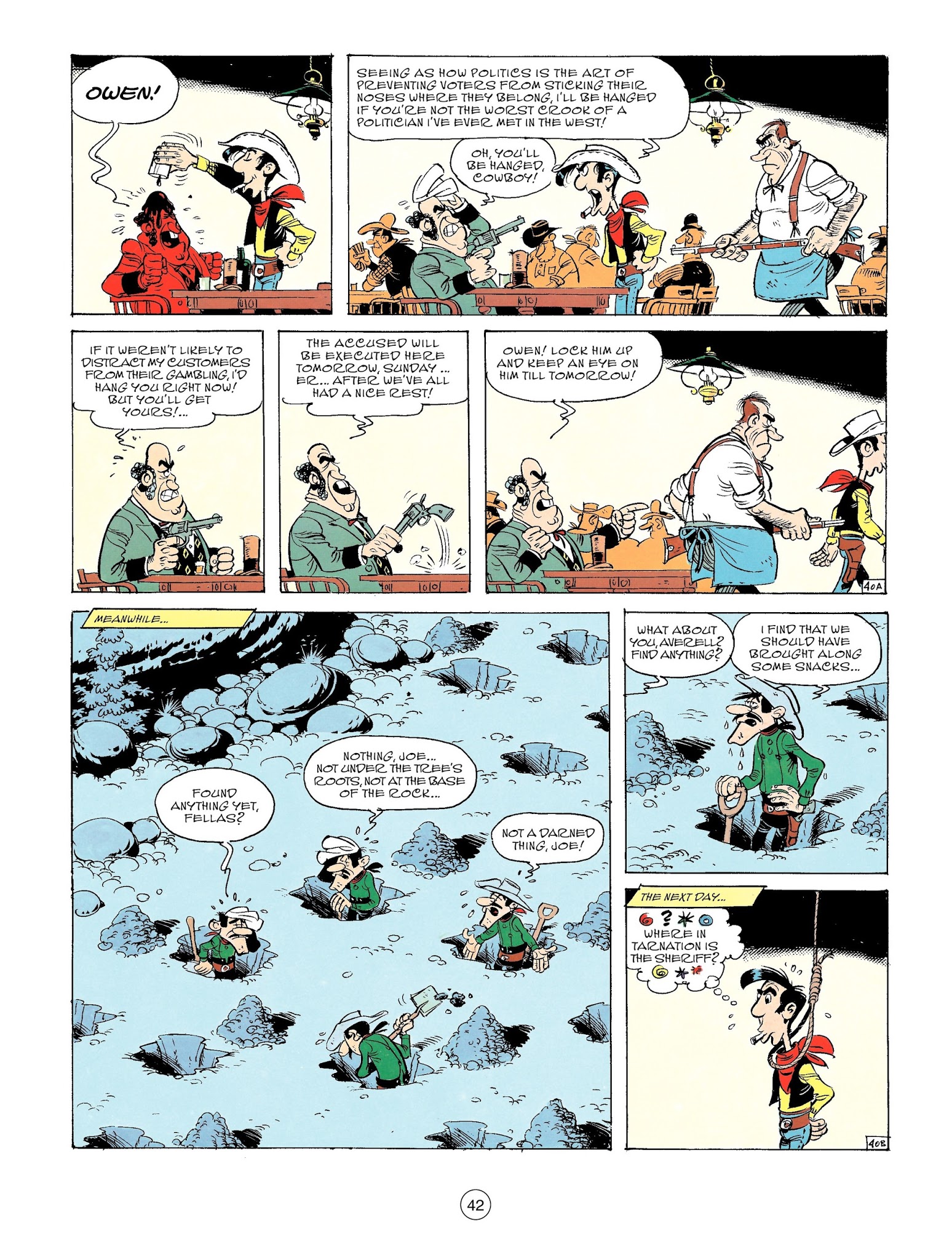 Read online A Lucky Luke Adventure comic -  Issue #58 - 42