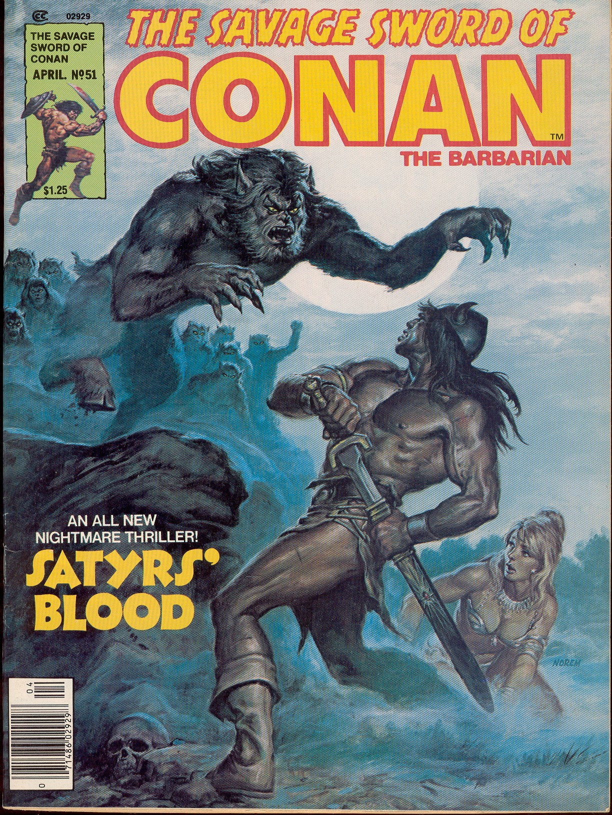 Read online The Savage Sword Of Conan comic -  Issue #51 - 1