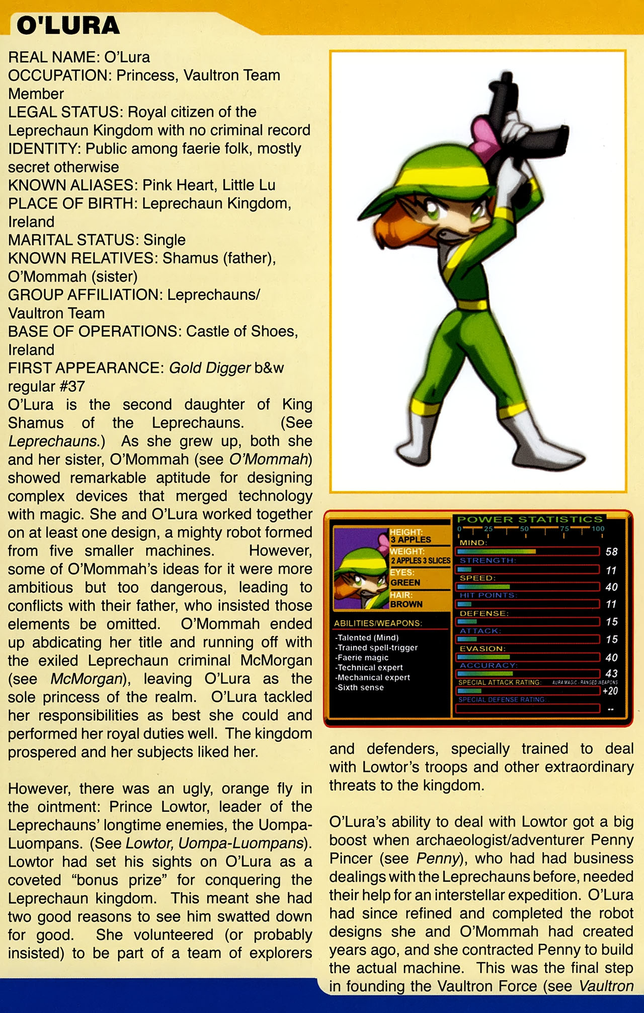 Read online Gold Digger Sourcebook: The Official Handbook of the GD Universe comic -  Issue #10 - 22