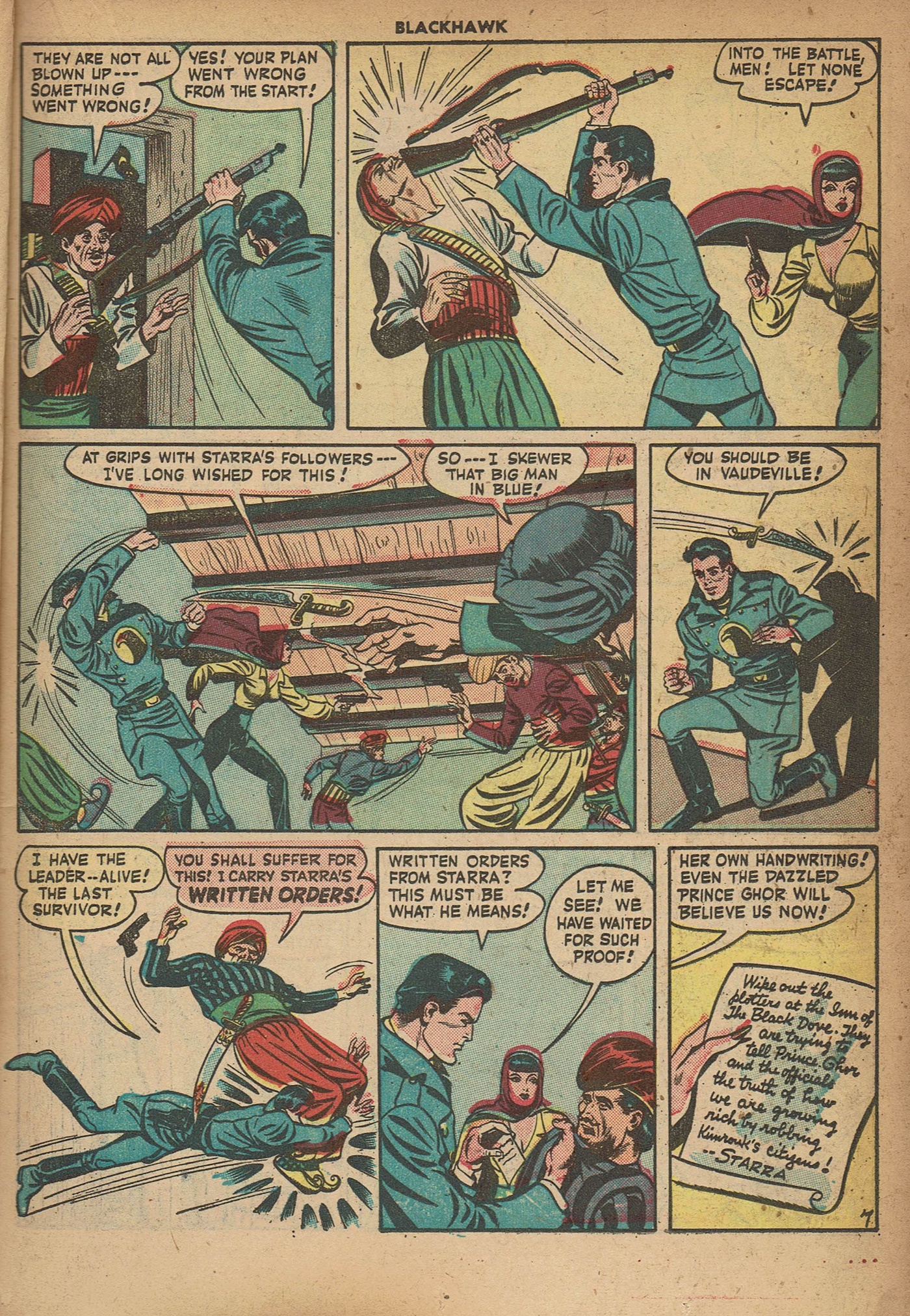 Read online Blackhawk (1957) comic -  Issue #13 - 21