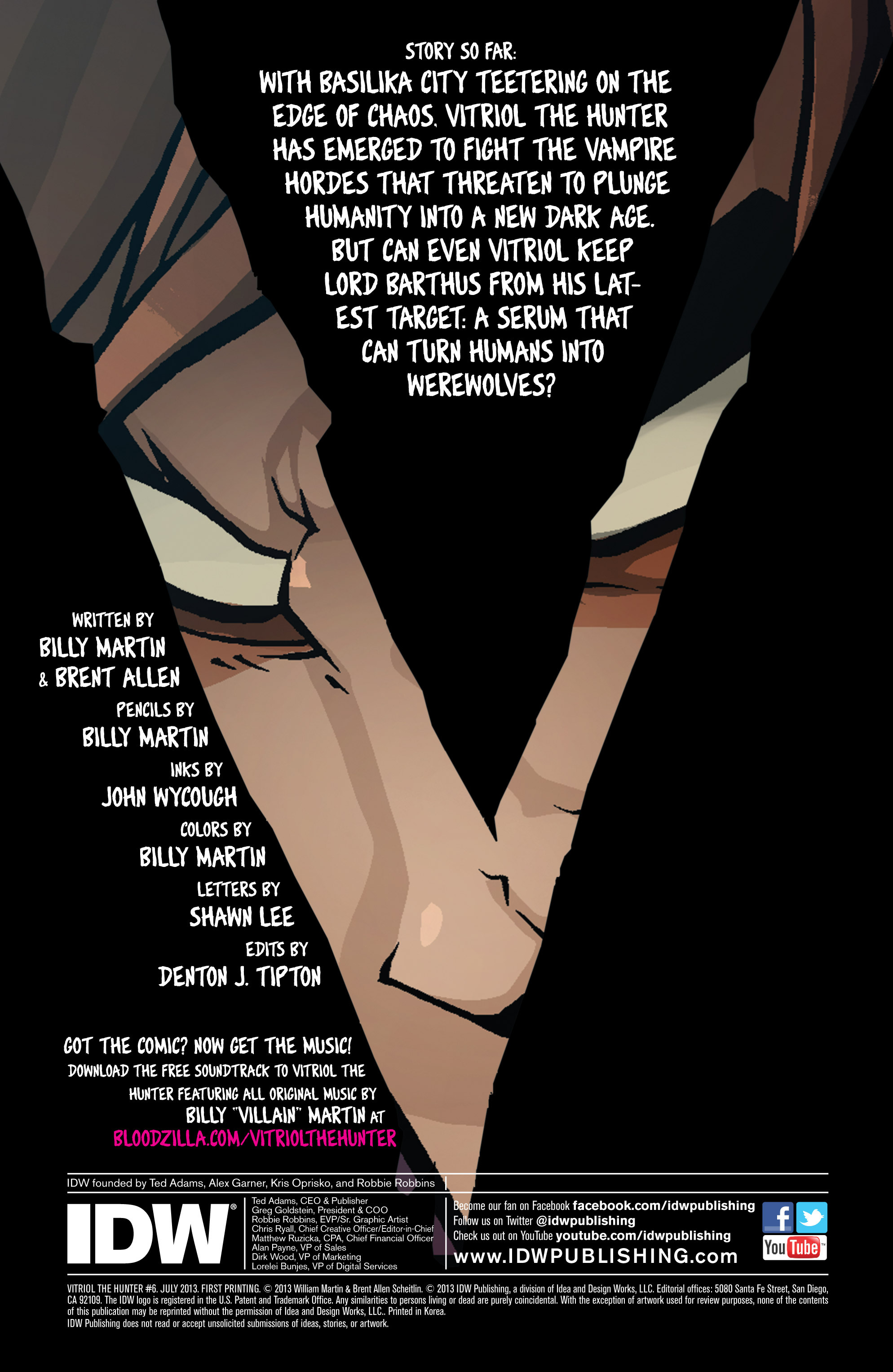 Read online Vitriol the Hunter comic -  Issue #6 - 2
