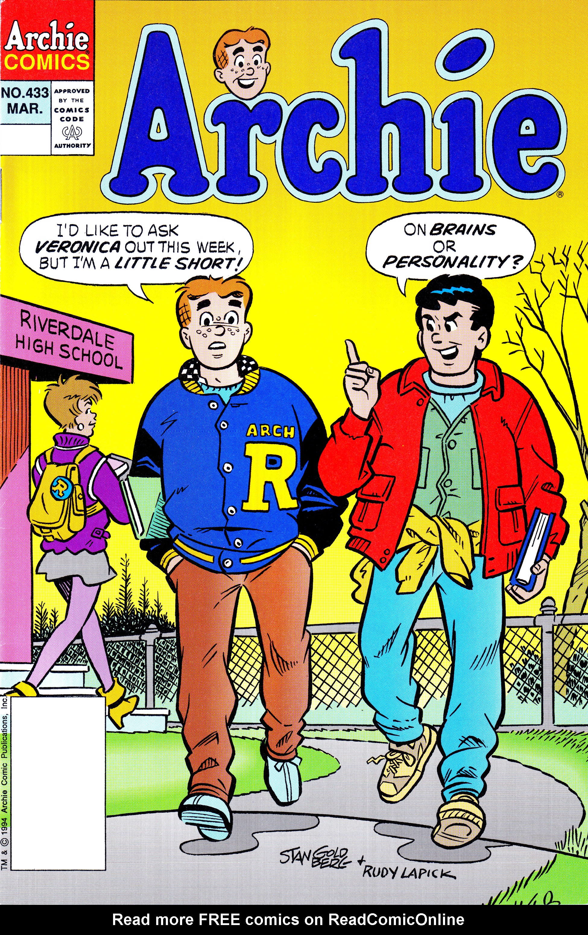 Read online Archie (1960) comic -  Issue #433 - 1