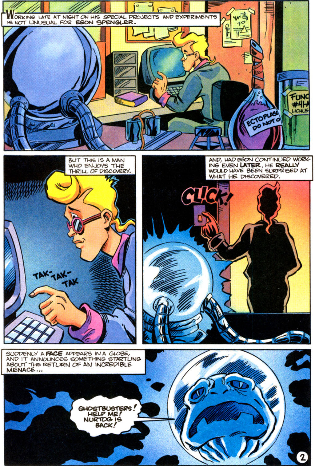 Read online Real Ghostbusters comic -  Issue #20 - 4