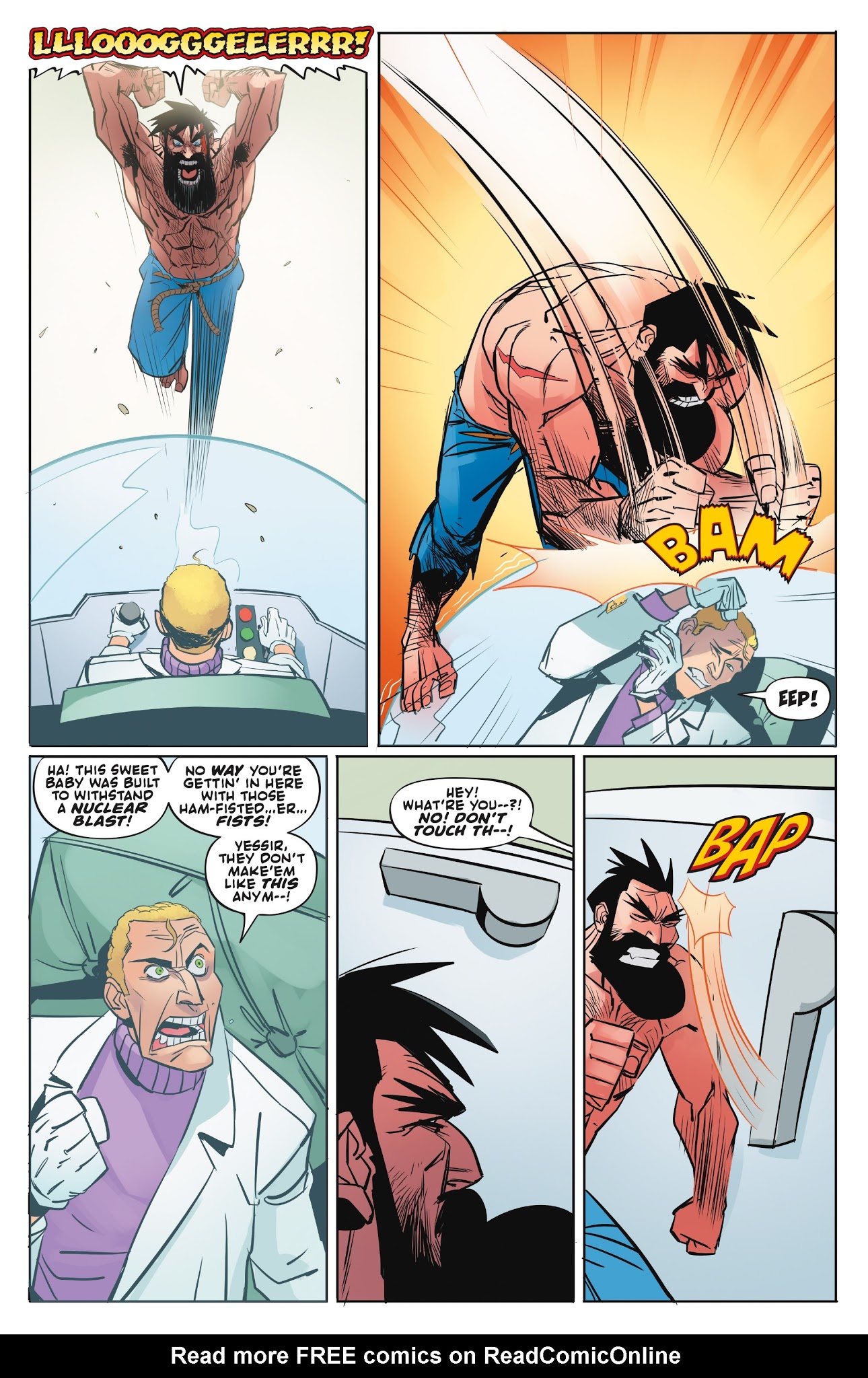 Read online Shirtless Bear-Fighter! comic -  Issue #5 - 4