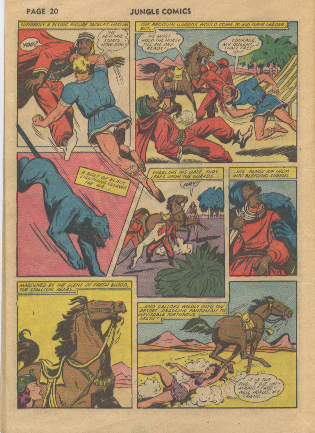 Read online Jungle Comics comic -  Issue #34 - 22