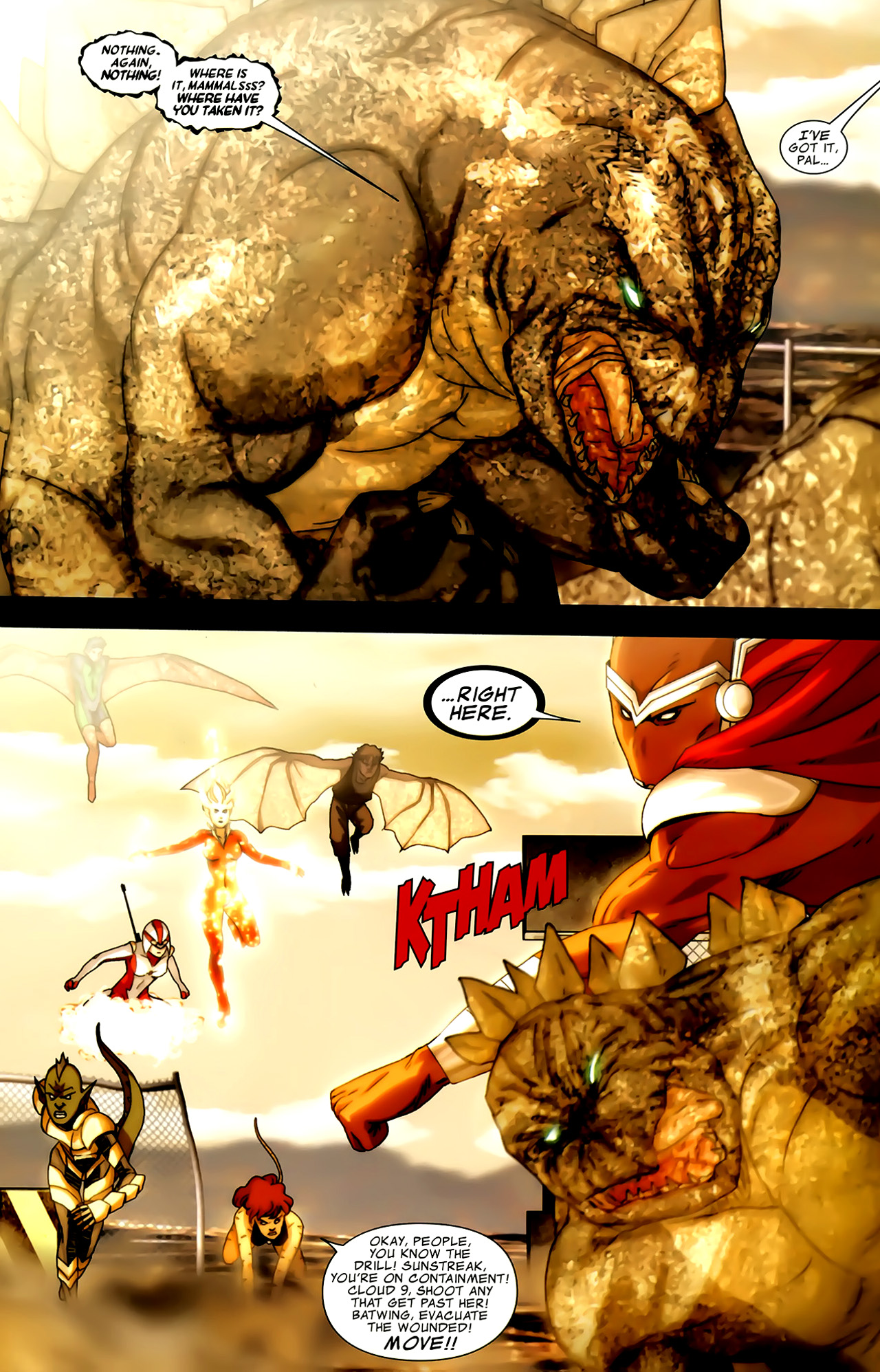 Read online Avengers: The Initiative Featuring Reptil comic -  Issue # Full - 21