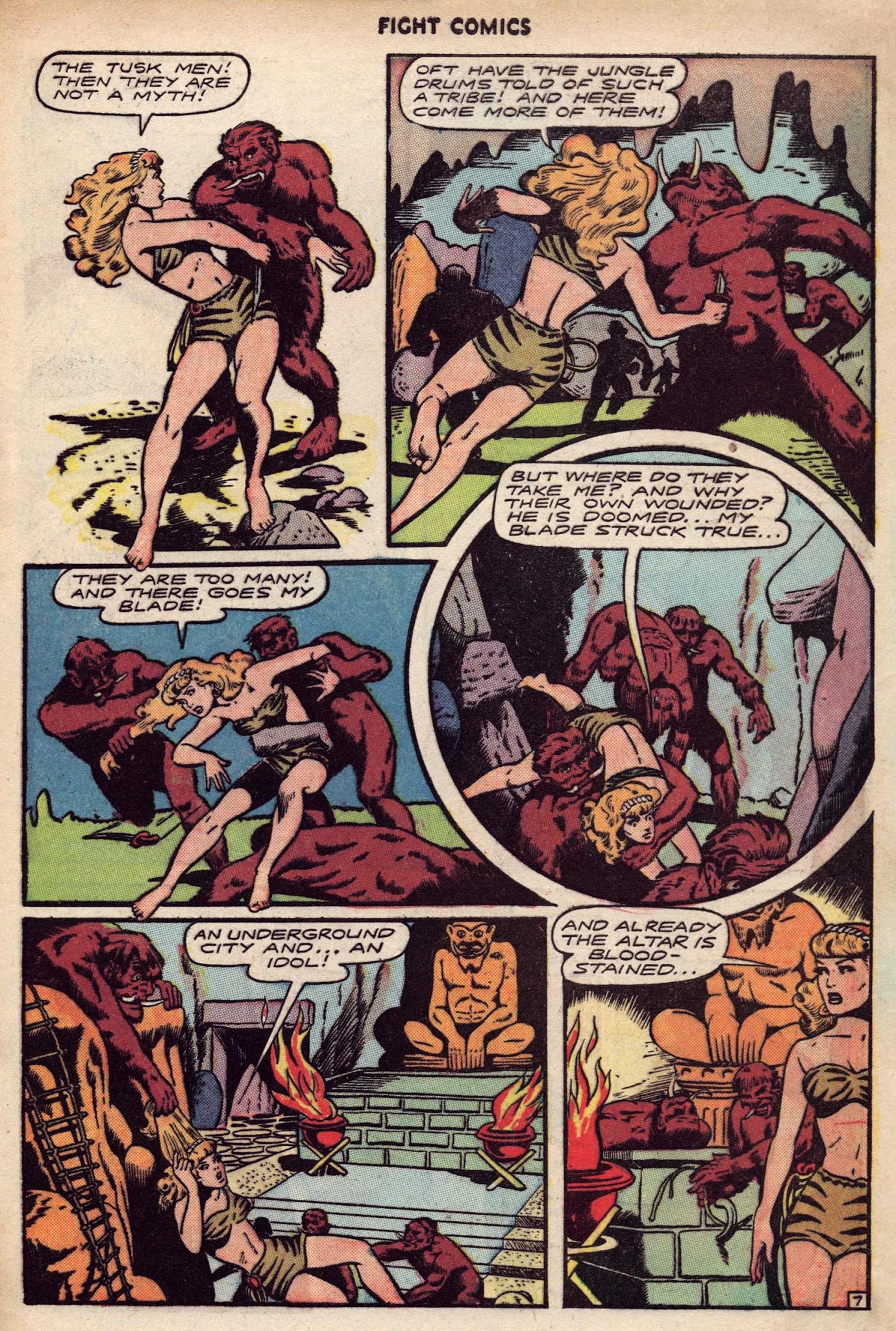 Read online Fight Comics comic -  Issue #46 - 47