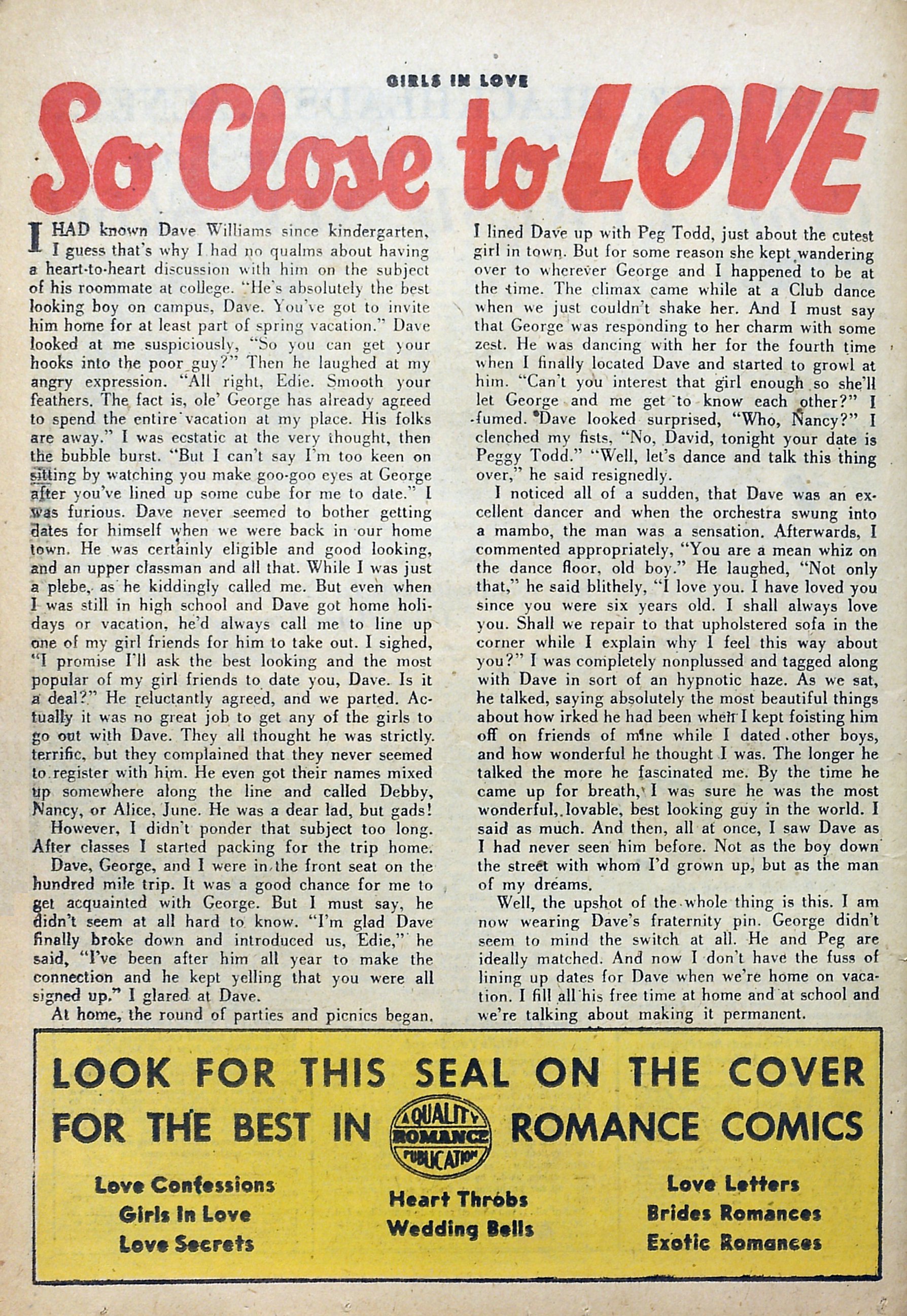 Read online Girls in Love (1955) comic -  Issue #57 - 26
