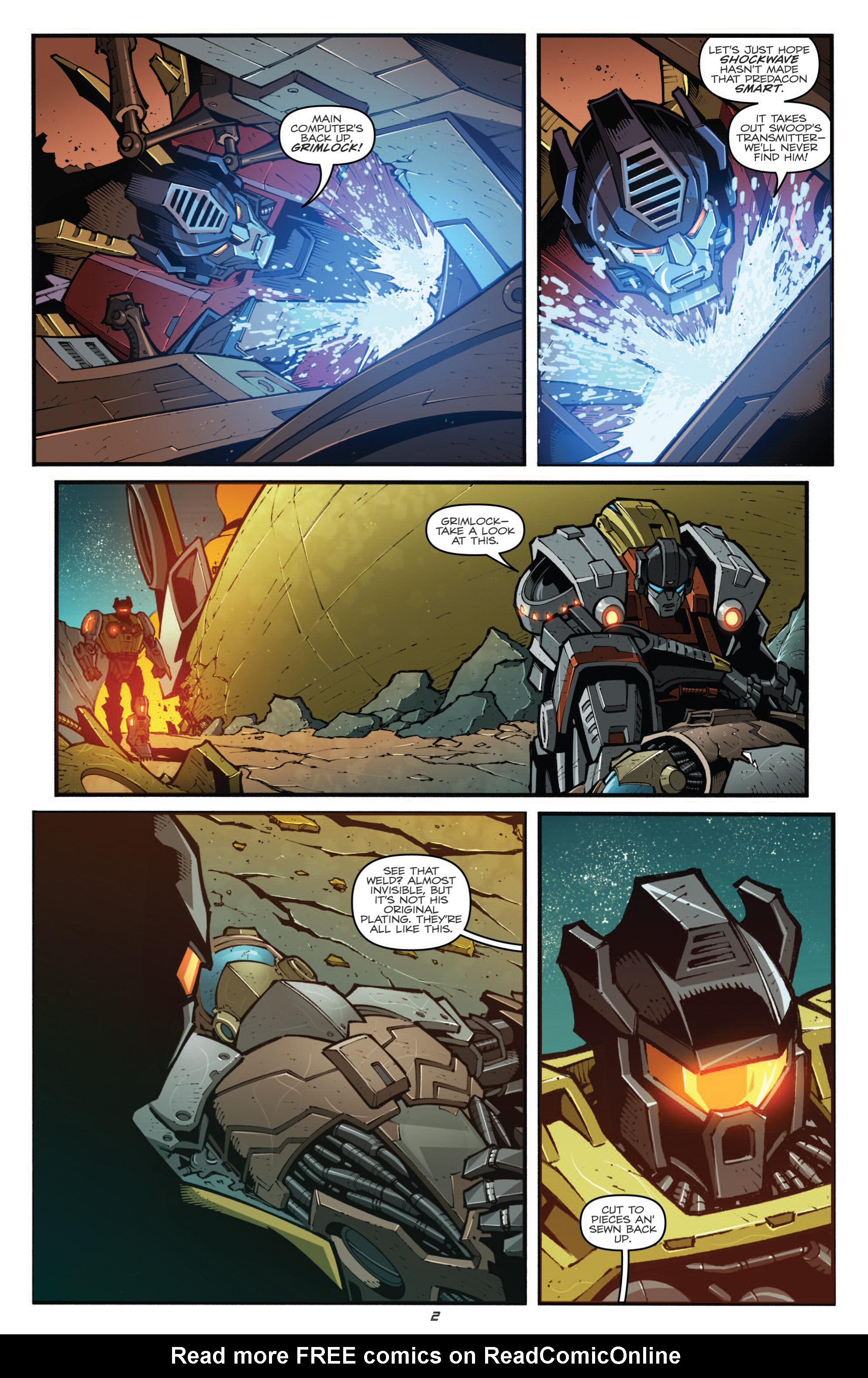 Read online The Transformers Prime: Rage of the Dinobots comic -  Issue #2 - 4