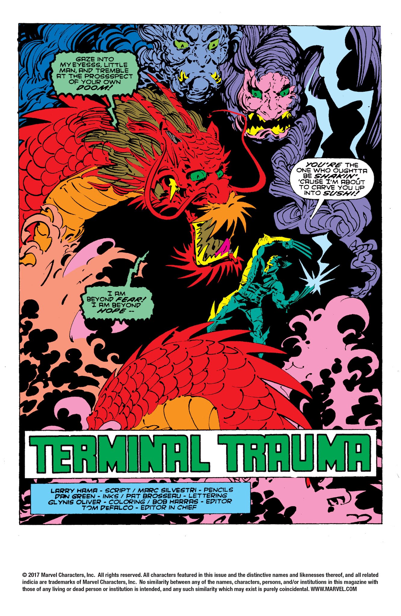 Read online Wolverine By Larry Hama & Marc Silvestri comic -  Issue # TPB 1 (Part 1) - 77