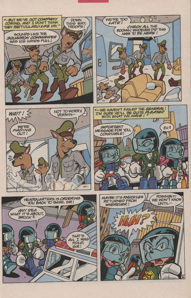 Read online Knuckles the Echidna comic -  Issue #6 - 11