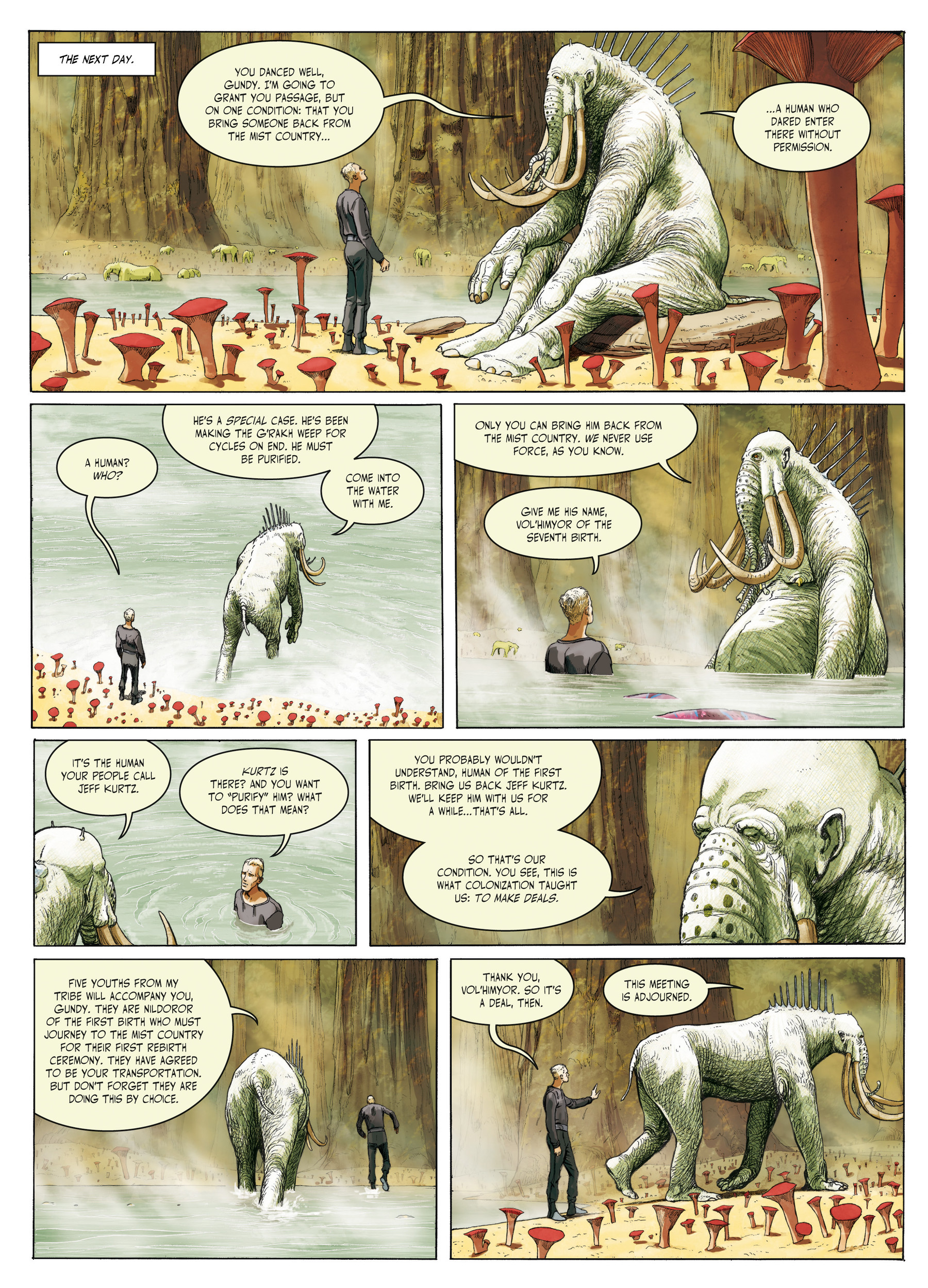 Read online Robert Silverberg's COLONIES comic -  Issue #1 - 42