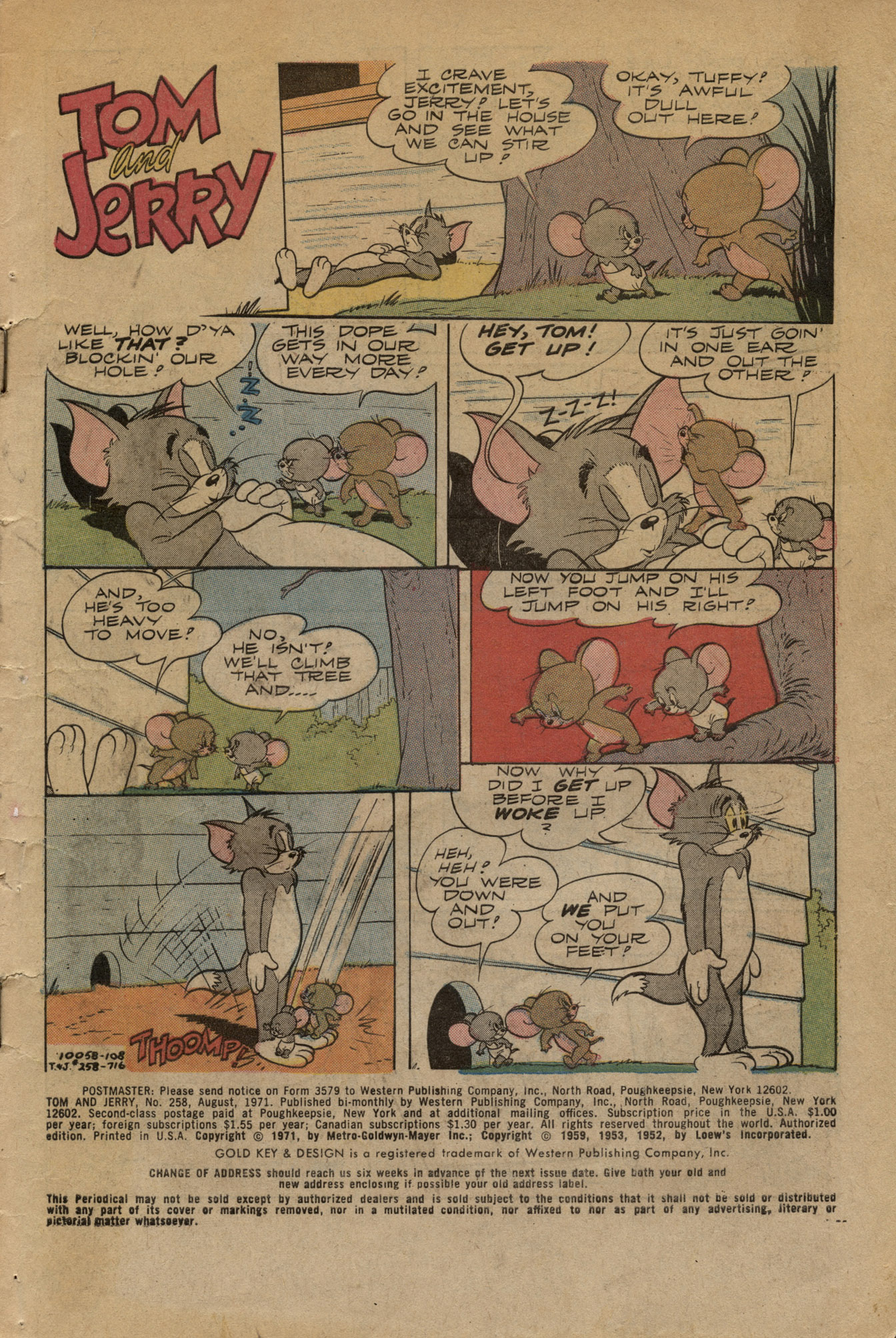 Read online Tom and Jerry comic -  Issue #258 - 3