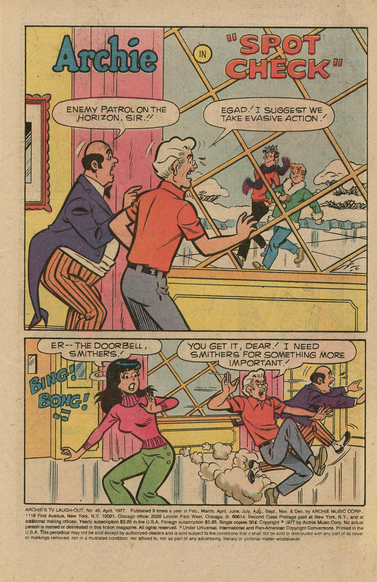 Read online Archie's TV Laugh-Out comic -  Issue #48 - 3