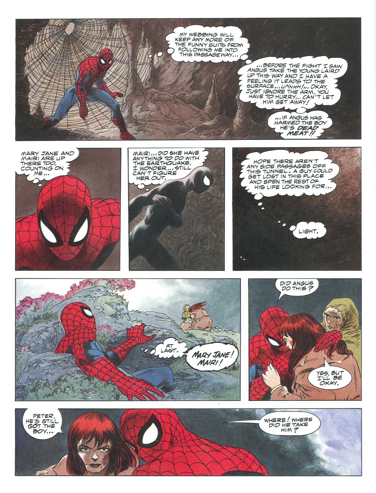 Read online Marvel Graphic Novel comic -  Issue #63 - Spider-Man - Spirits of the Earth - 67