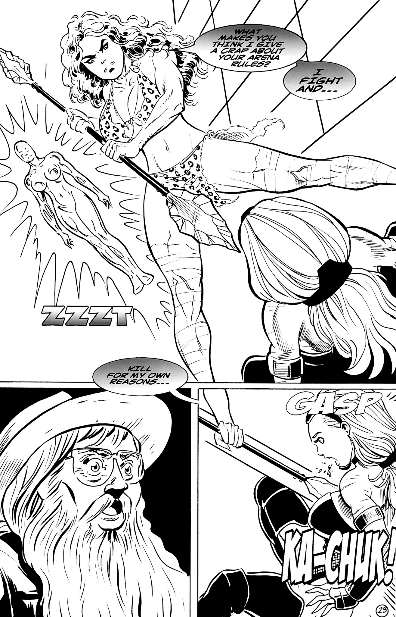 Read online Cavewoman: Sisters of the Arena comic -  Issue #2 - 25