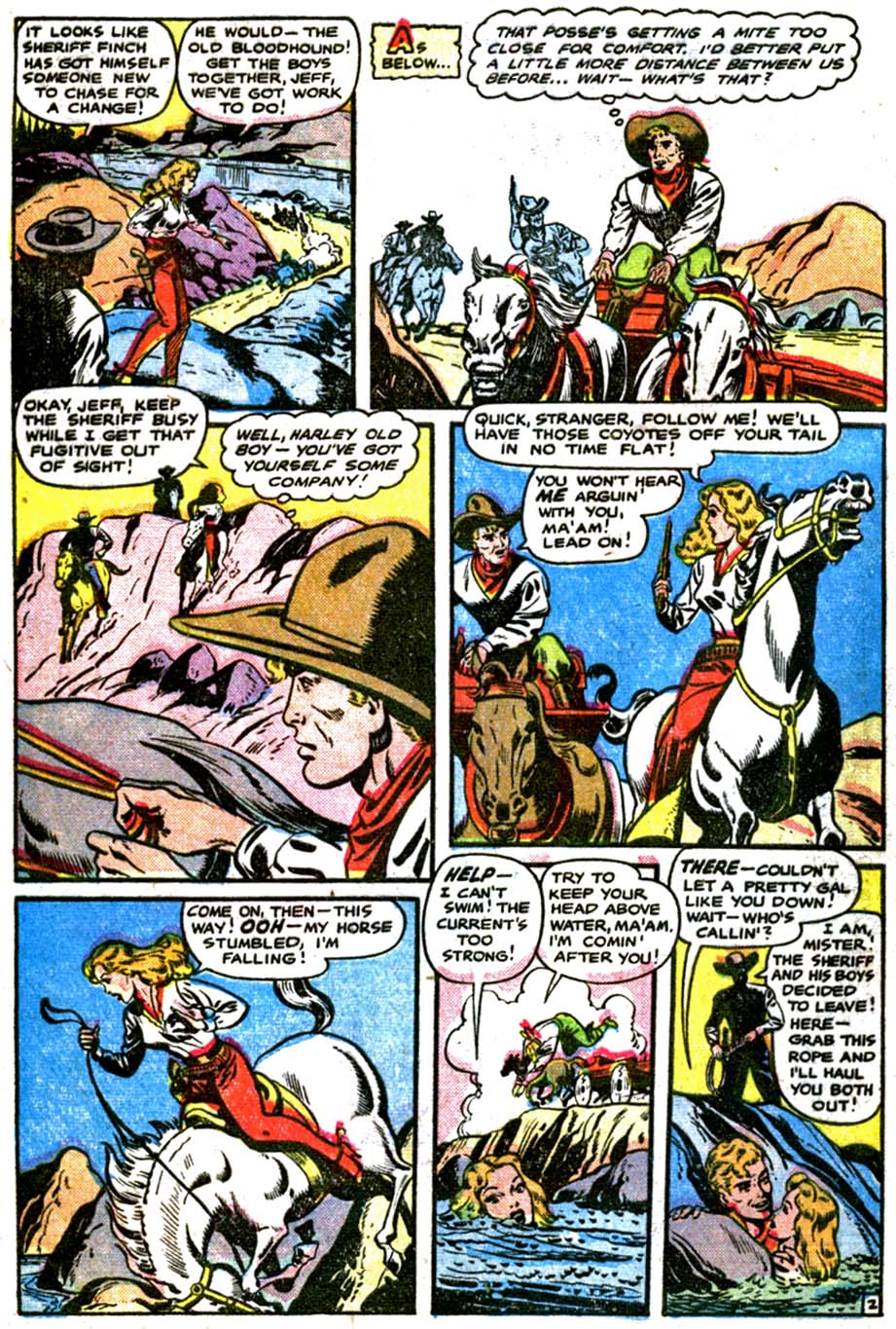 Read online Cowgirl Romances (1950) comic -  Issue #3 - 4