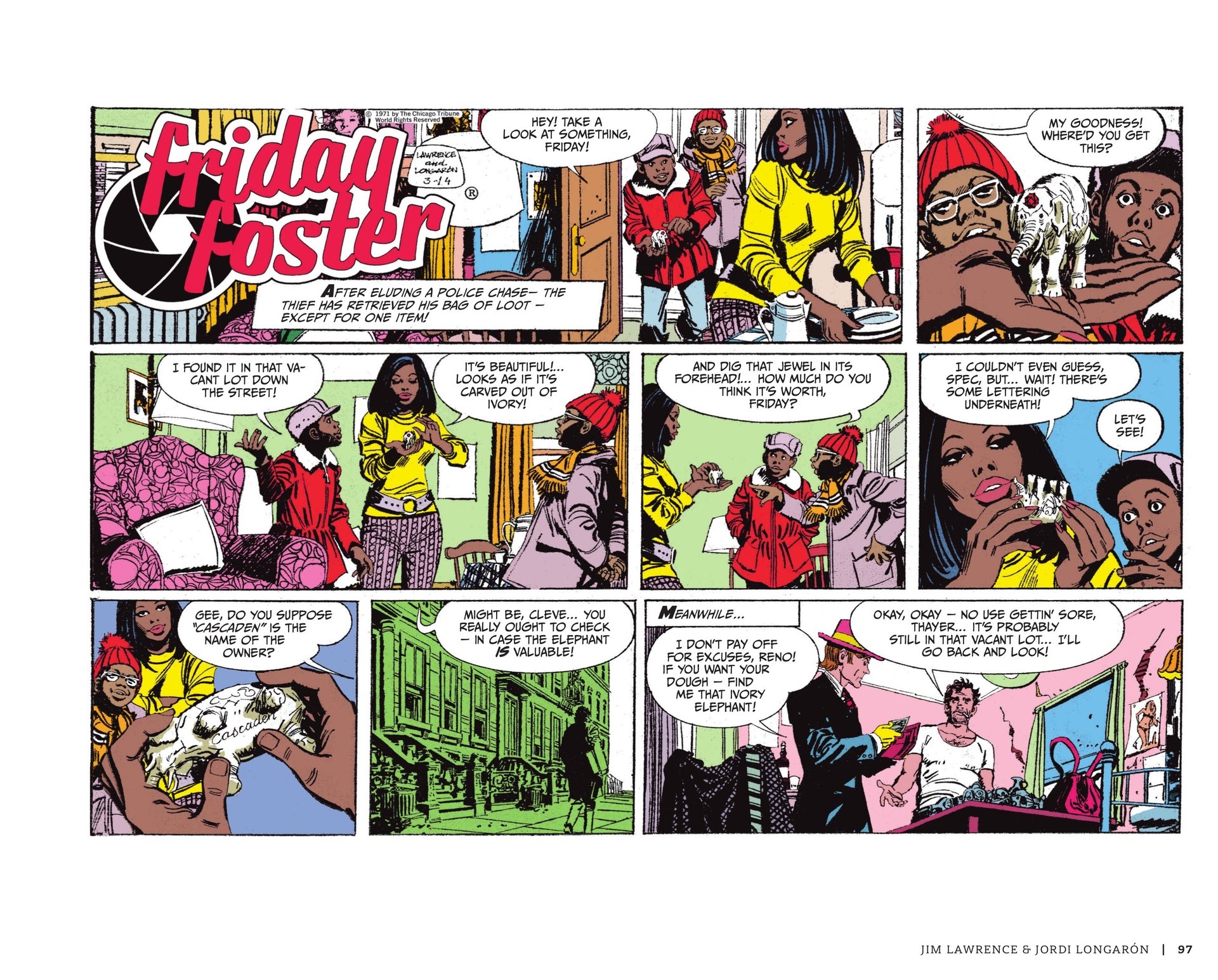 Read online Friday Foster: The Sunday Strips comic -  Issue # TPB (Part 1) - 98