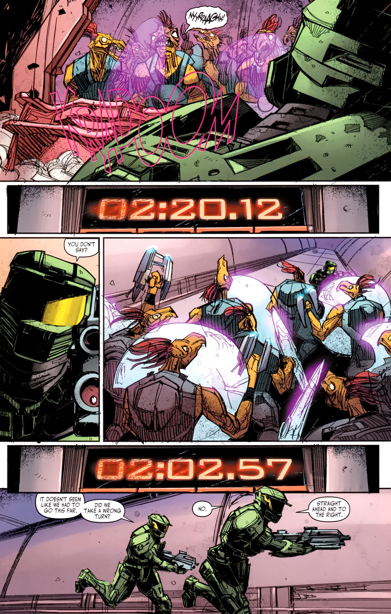 Read online Halo: Fall Of Reach - Covenant comic -  Issue #2 - 16