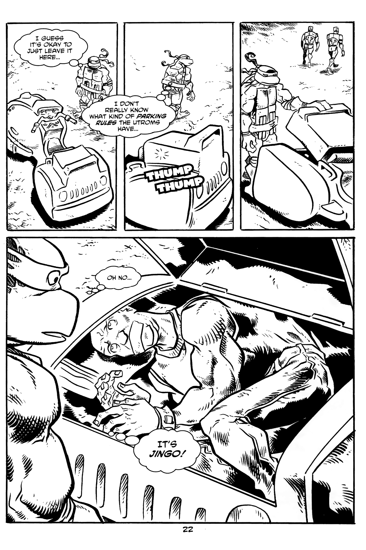 Read online Michelangelo The Third Kind comic -  Issue #4 - 24