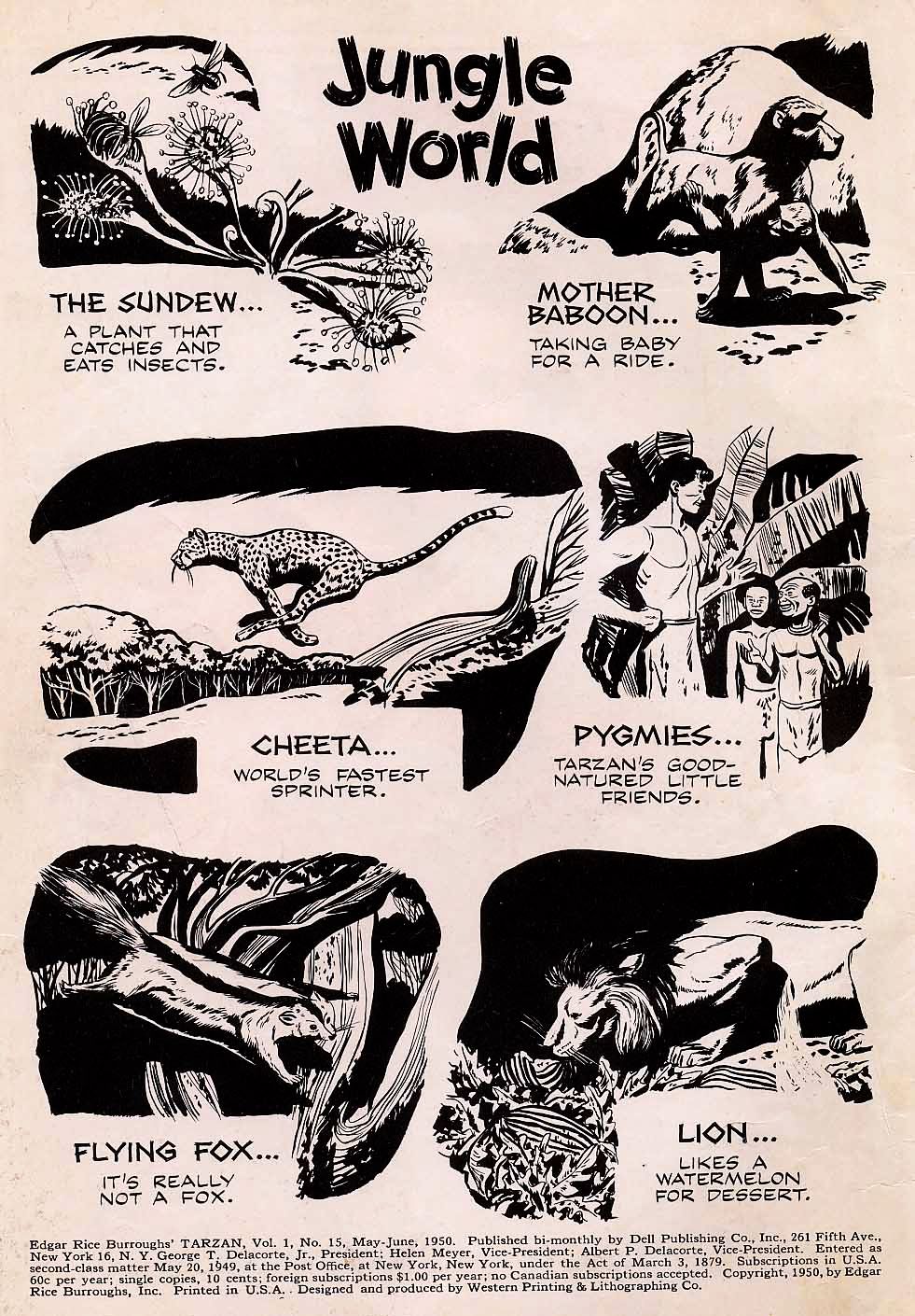 Read online Tarzan (1948) comic -  Issue #15 - 2