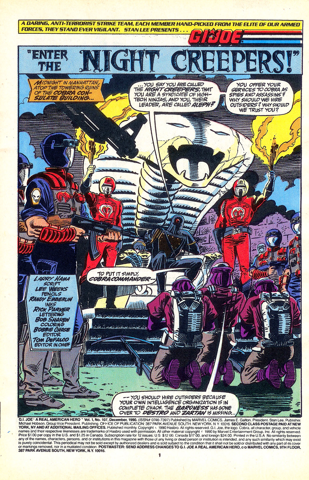 G.I. Joe: A Real American Hero 107 Page 1