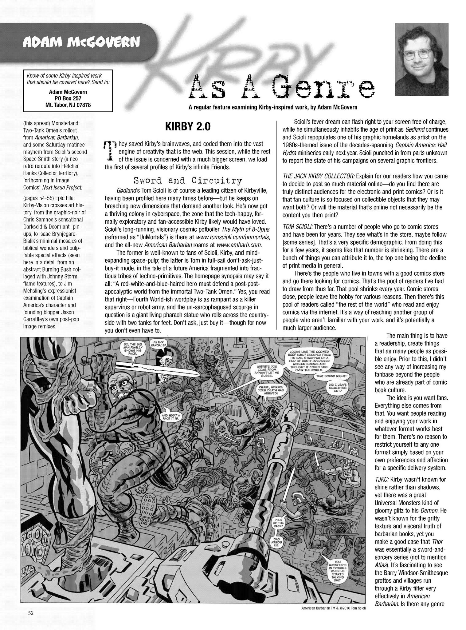 Read online The Jack Kirby Collector comic -  Issue #55 - 51