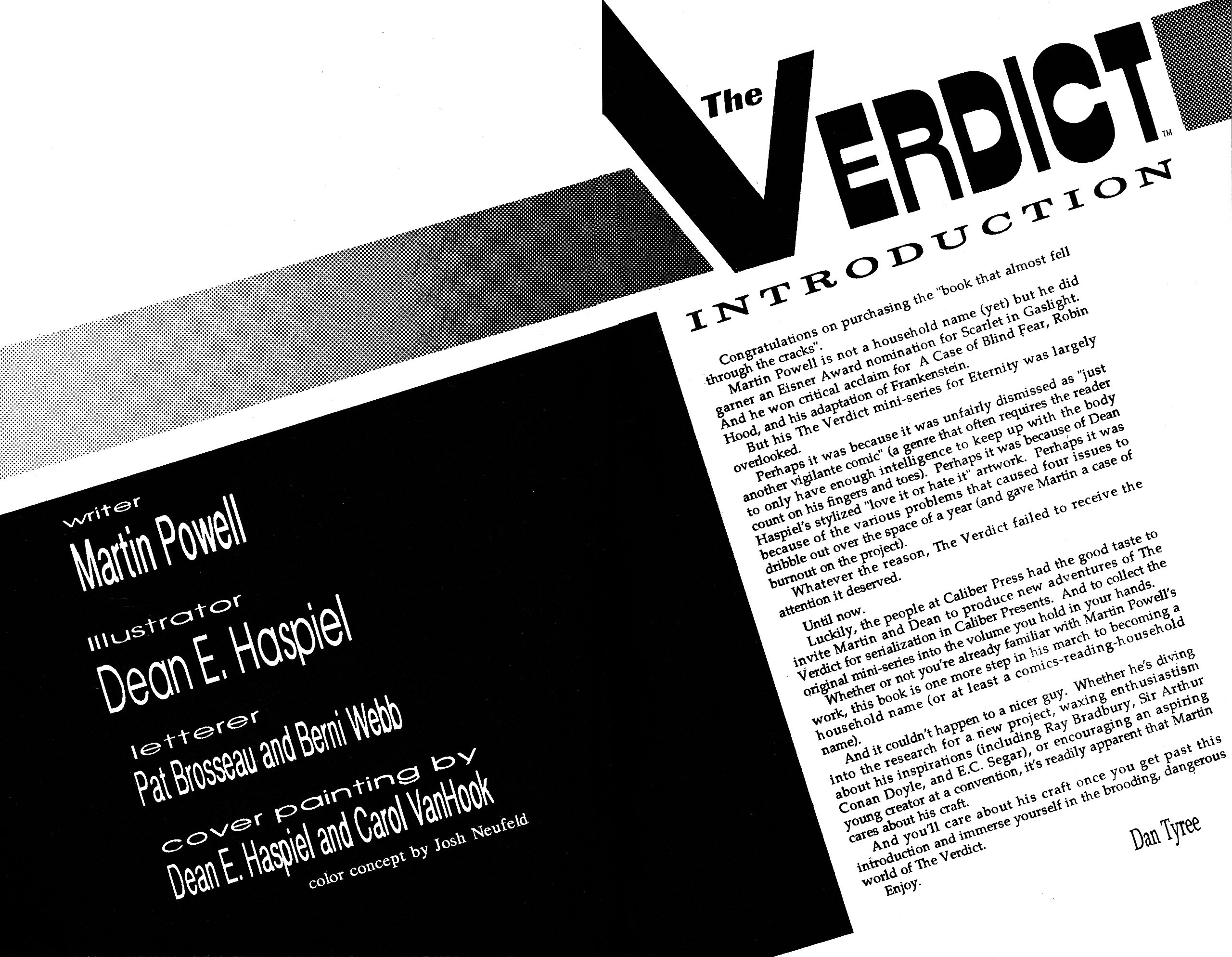 Read online Verdict comic -  Issue # _TPB - 3