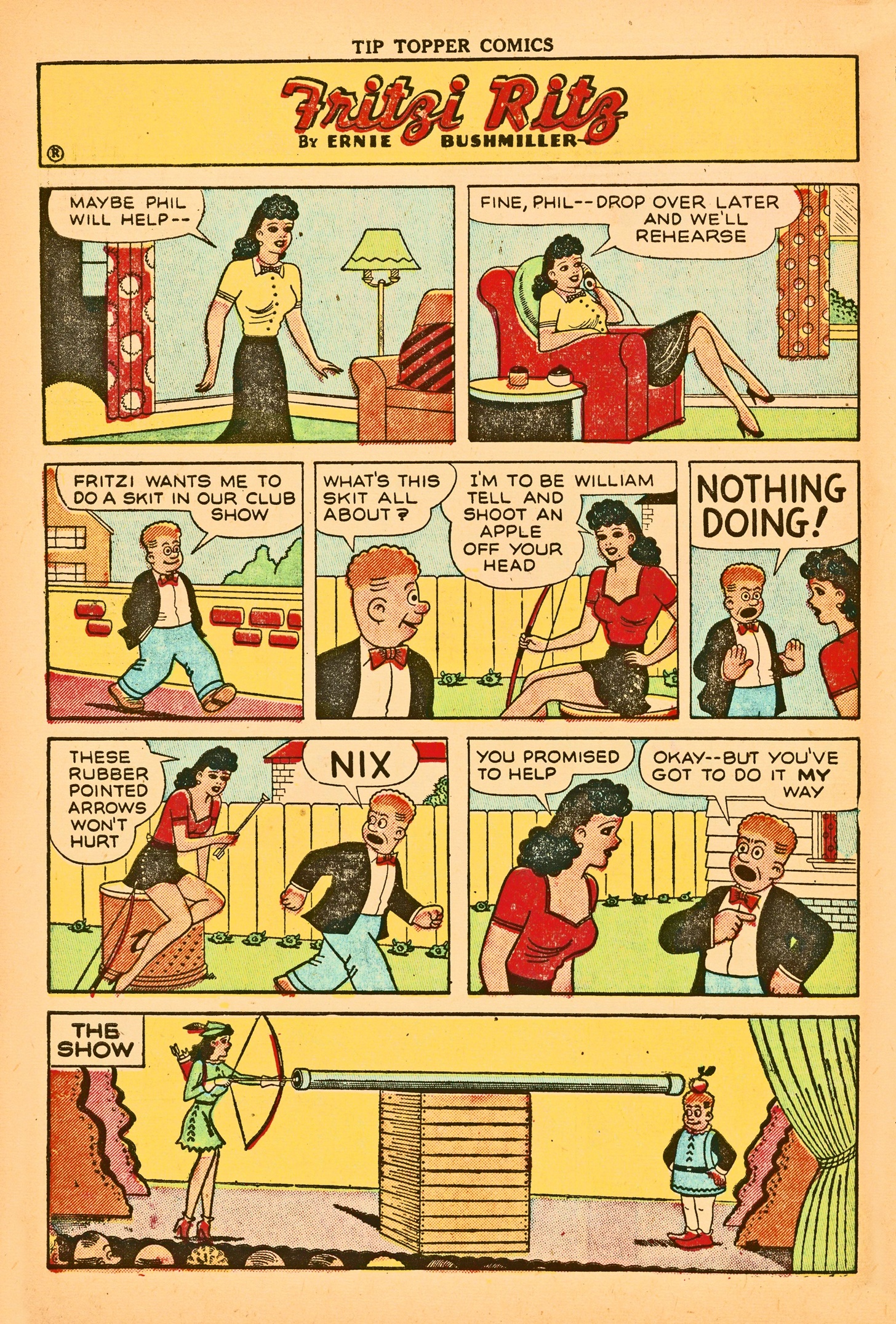 Read online Tip Topper Comics comic -  Issue #17 - 6