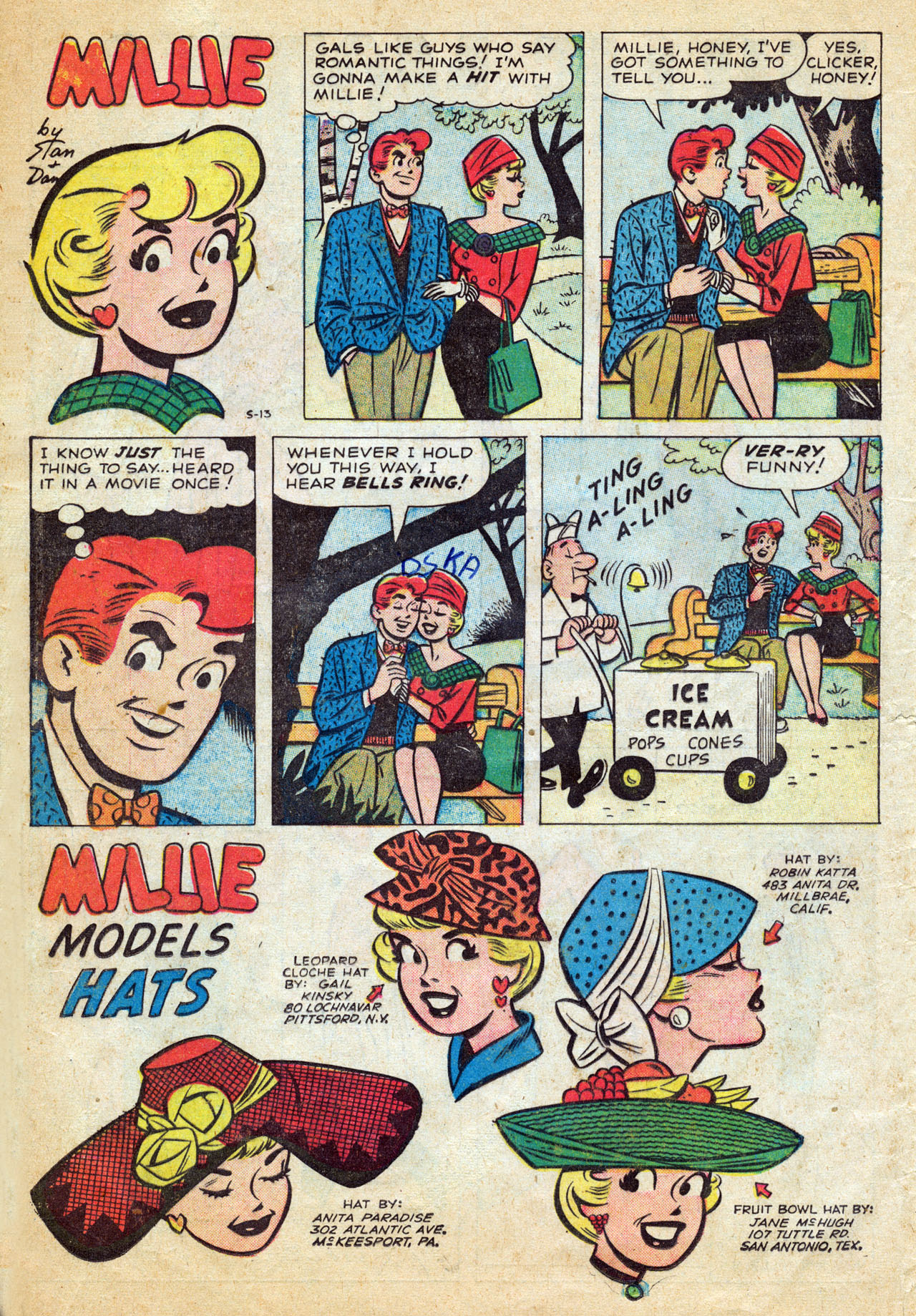 Read online Millie the Model comic -  Issue #86 - 12