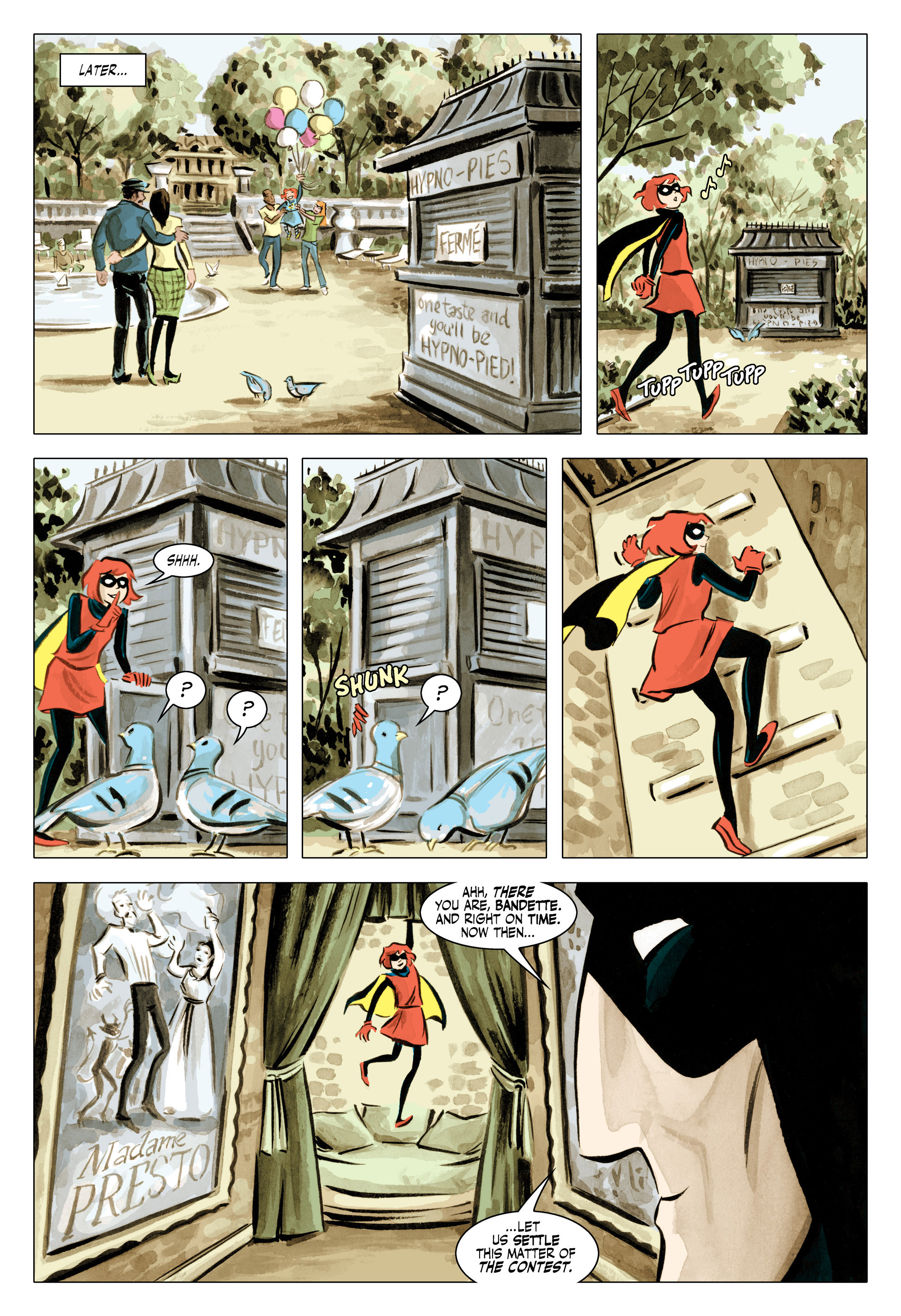 Read online Bandette (2012) comic -  Issue #9 - 16
