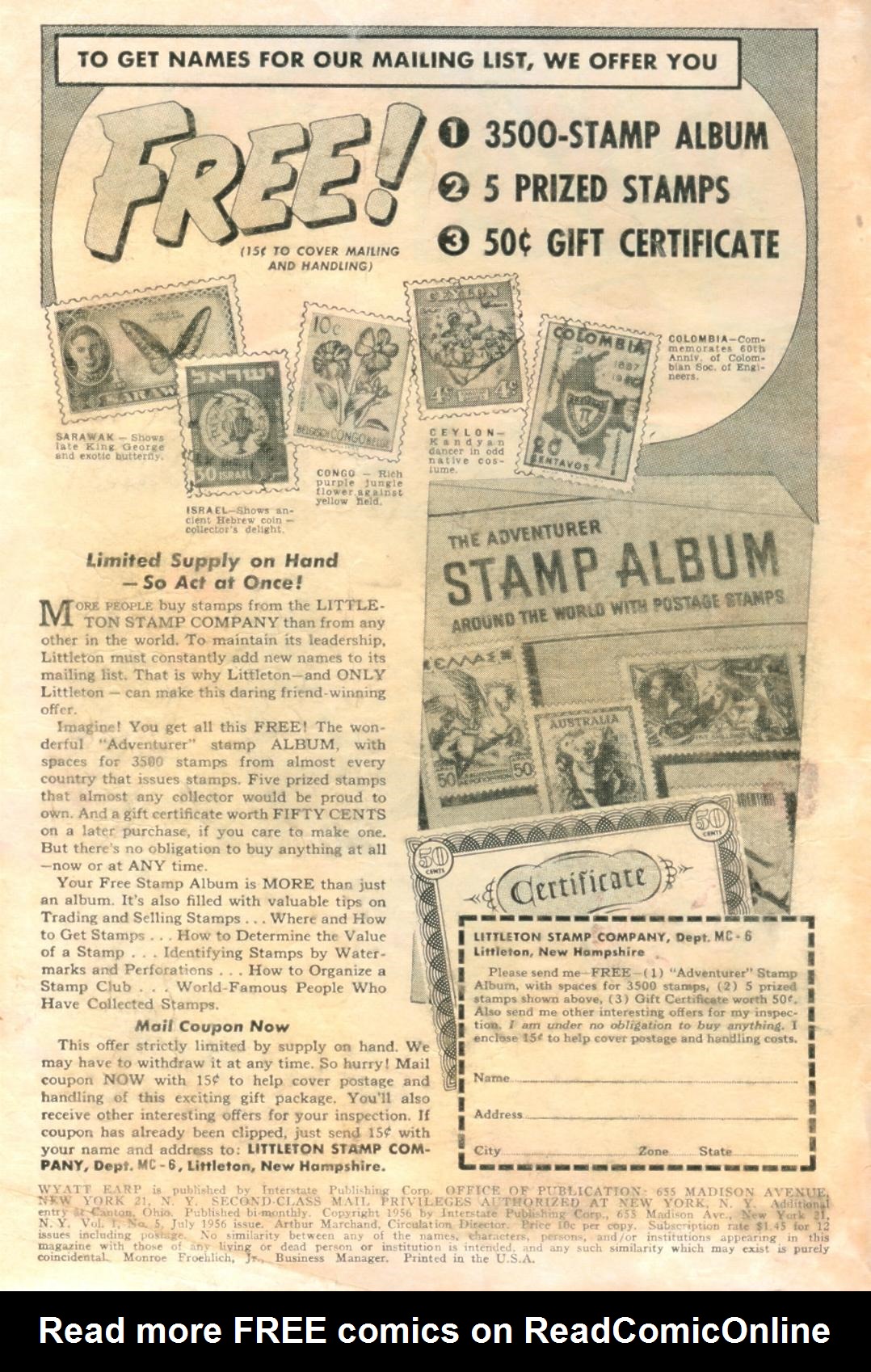 Read online Wyatt Earp comic -  Issue #5 - 2