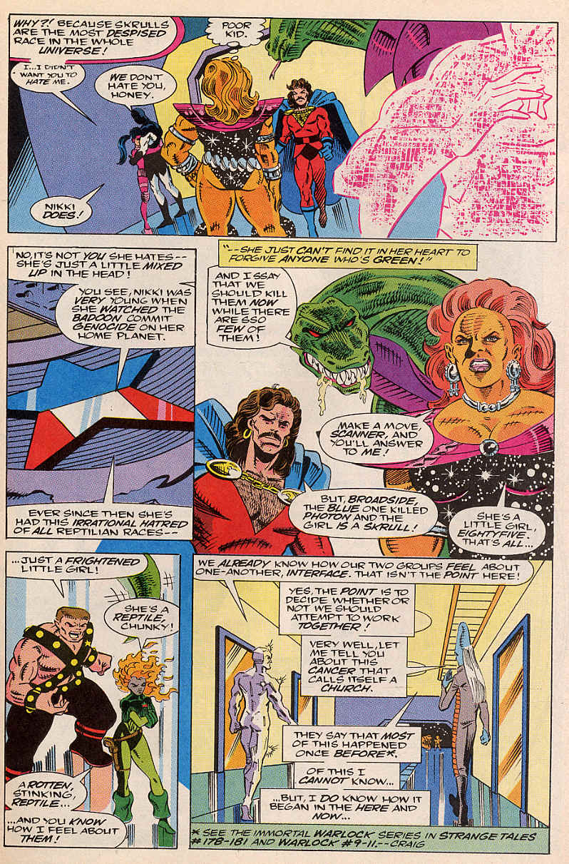 Read online Guardians of the Galaxy (1990) comic -  Issue #16 - 16