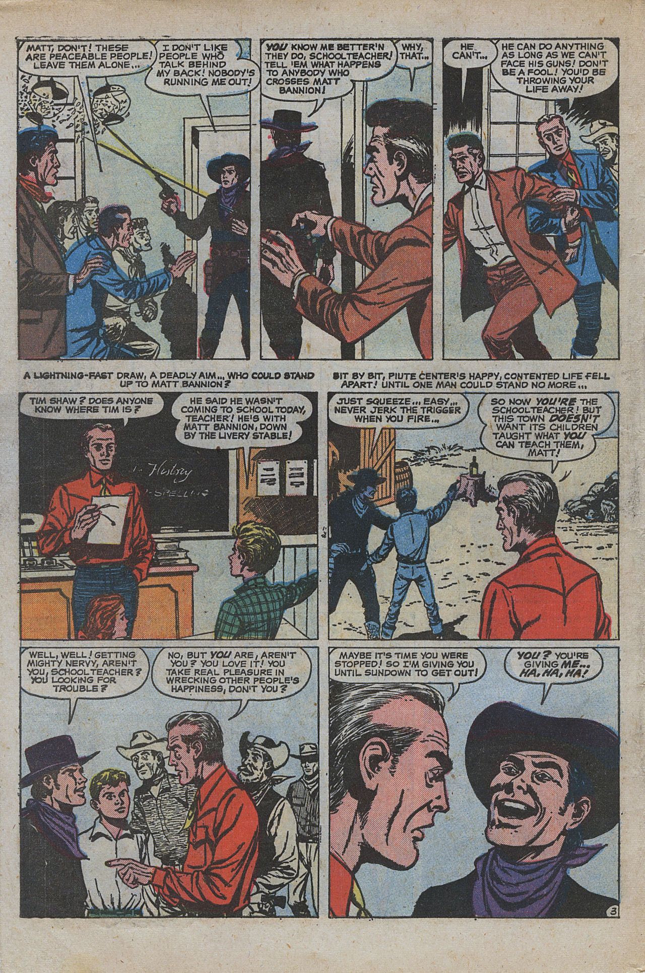 Read online Gunsmoke Western comic -  Issue #50 - 30