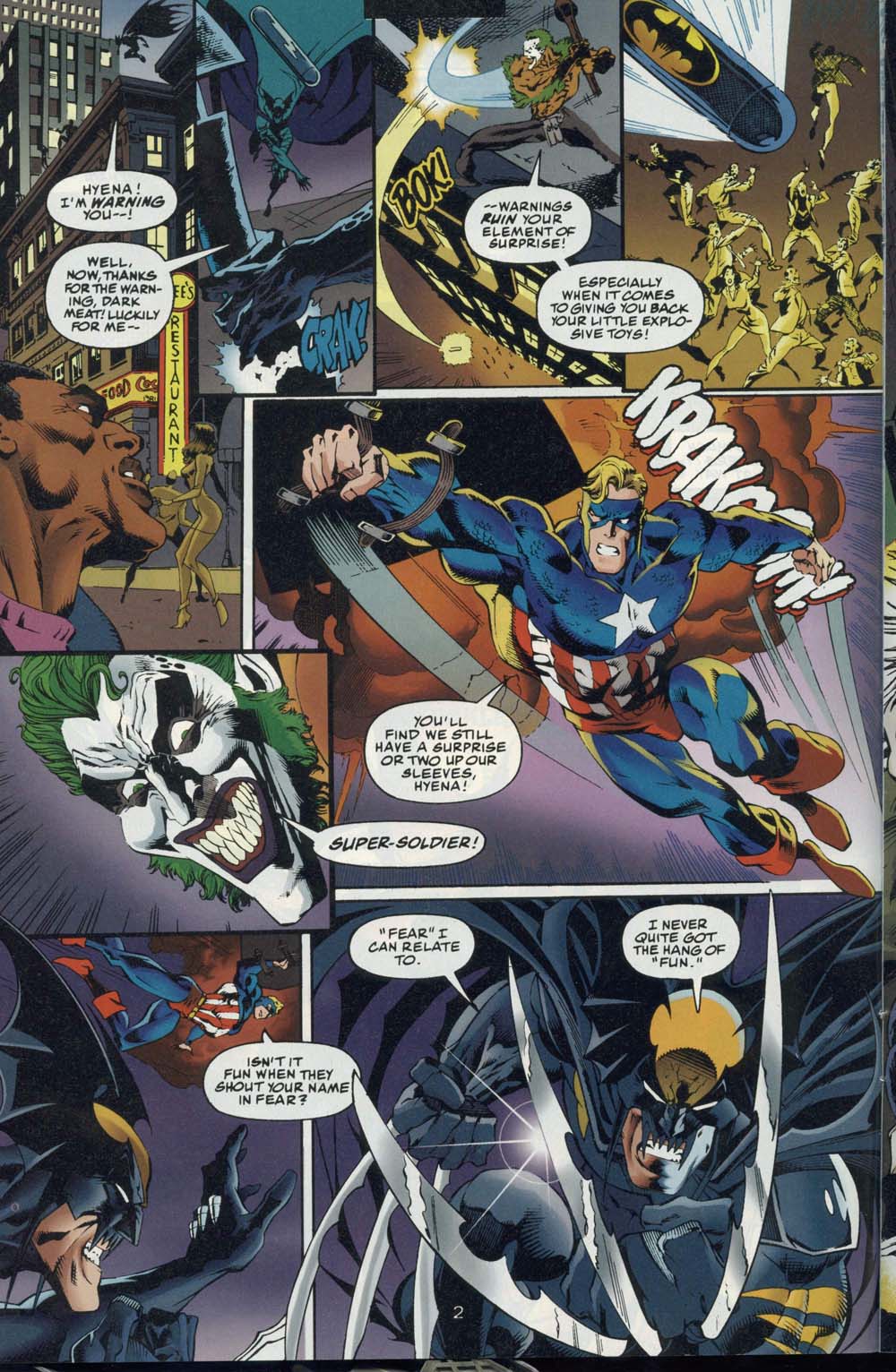 Read online DC vs. Marvel comic -  Issue #4 - 3