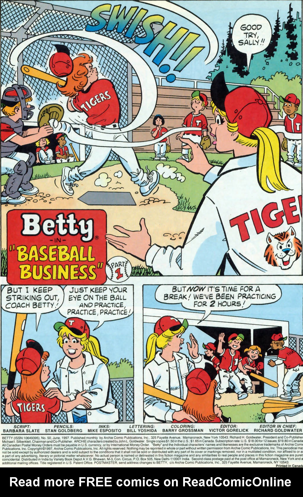 Read online Betty comic -  Issue #50 - 2