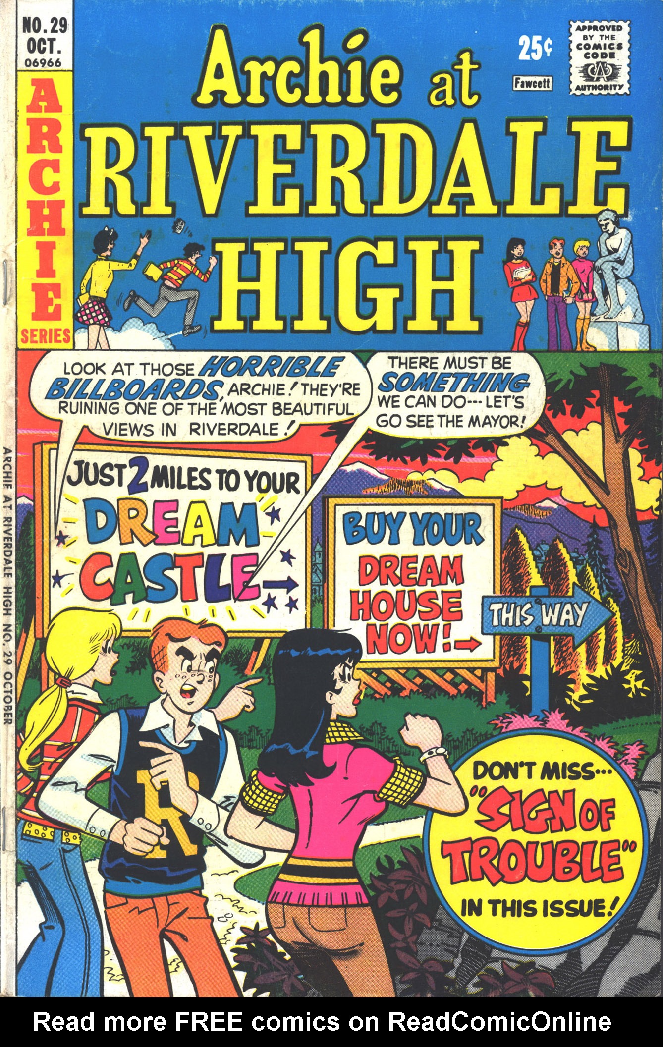 Read online Archie at Riverdale High (1972) comic -  Issue #29 - 1