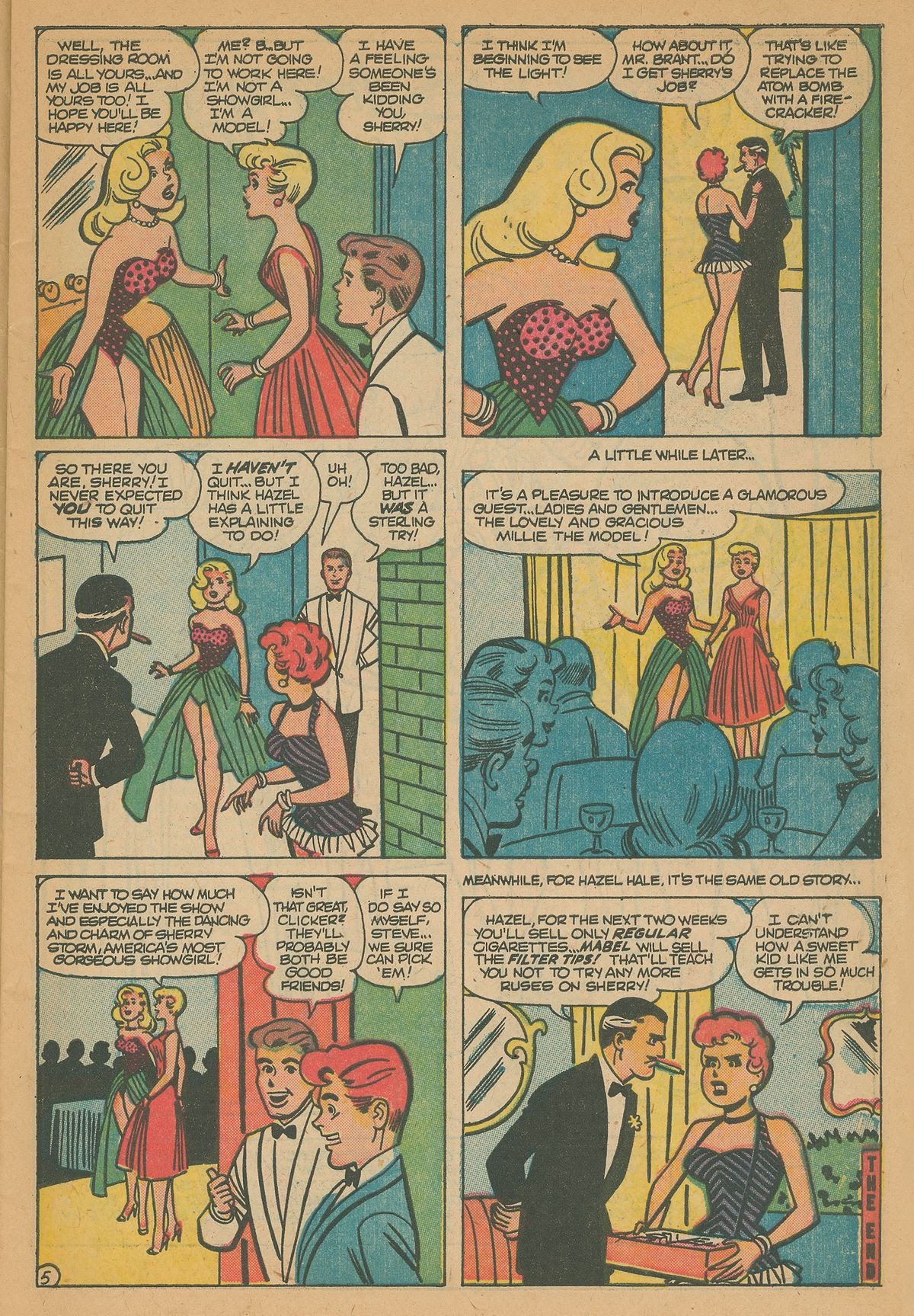 Read online Sherry the Showgirl (1957) comic -  Issue #5 - 7