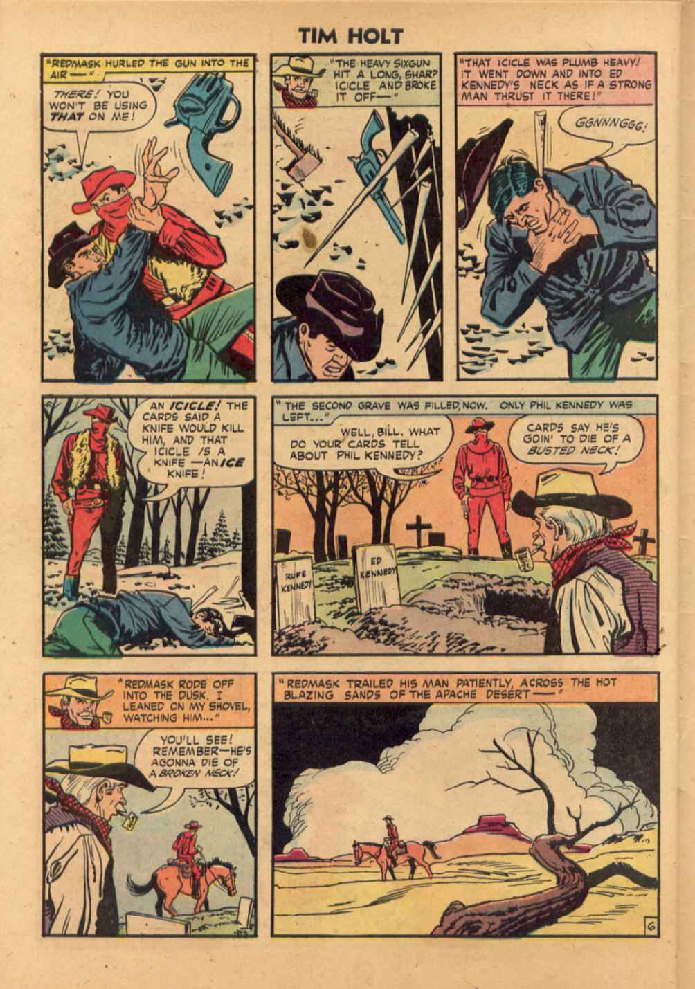 Read online Tim Holt comic -  Issue #32 - 32