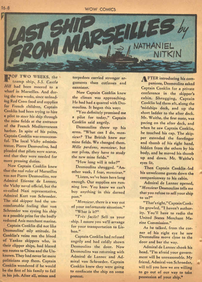 Read online Wow Comics comic -  Issue #9 - 18