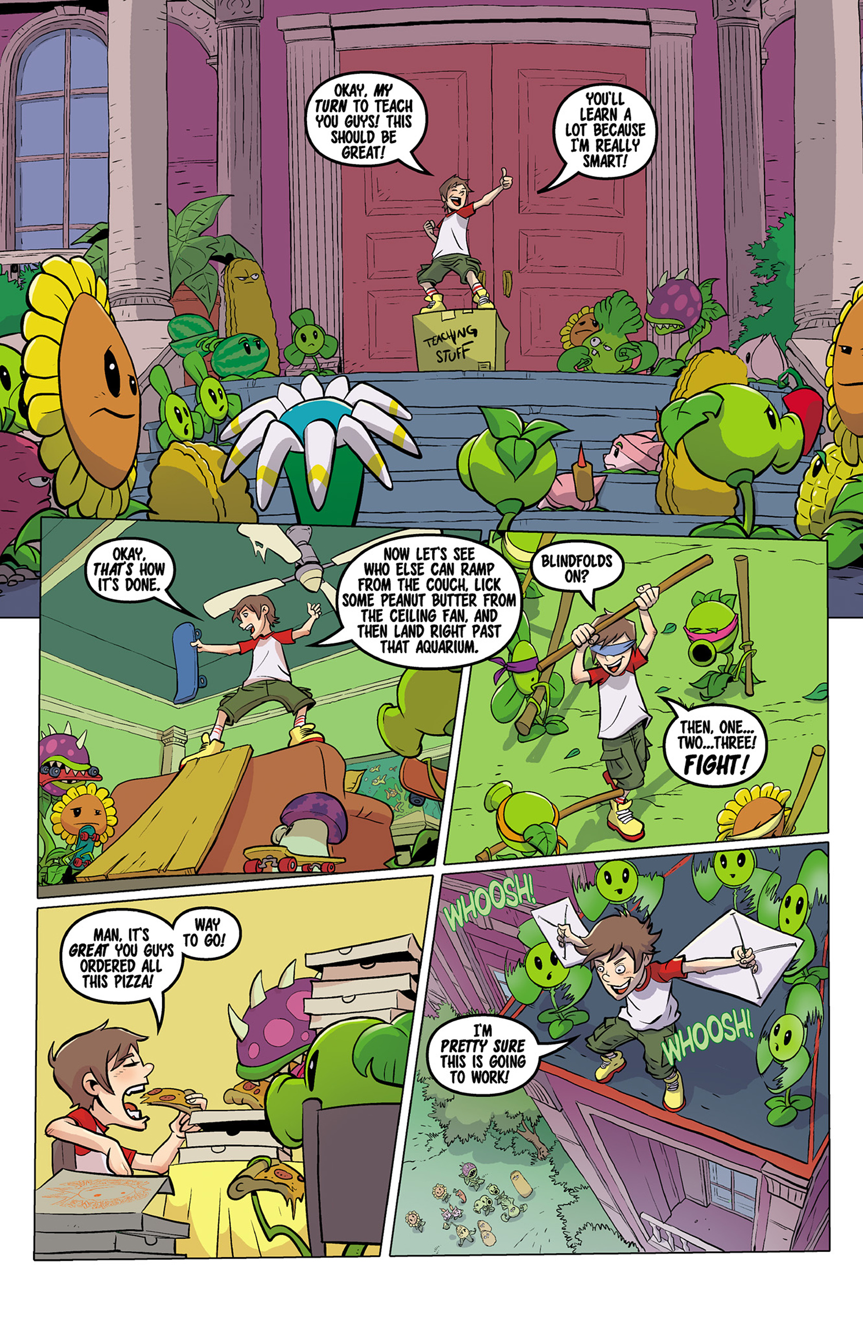 Read online Plants vs. Zombies: Grown Sweet Home comic -  Issue #4 - 11