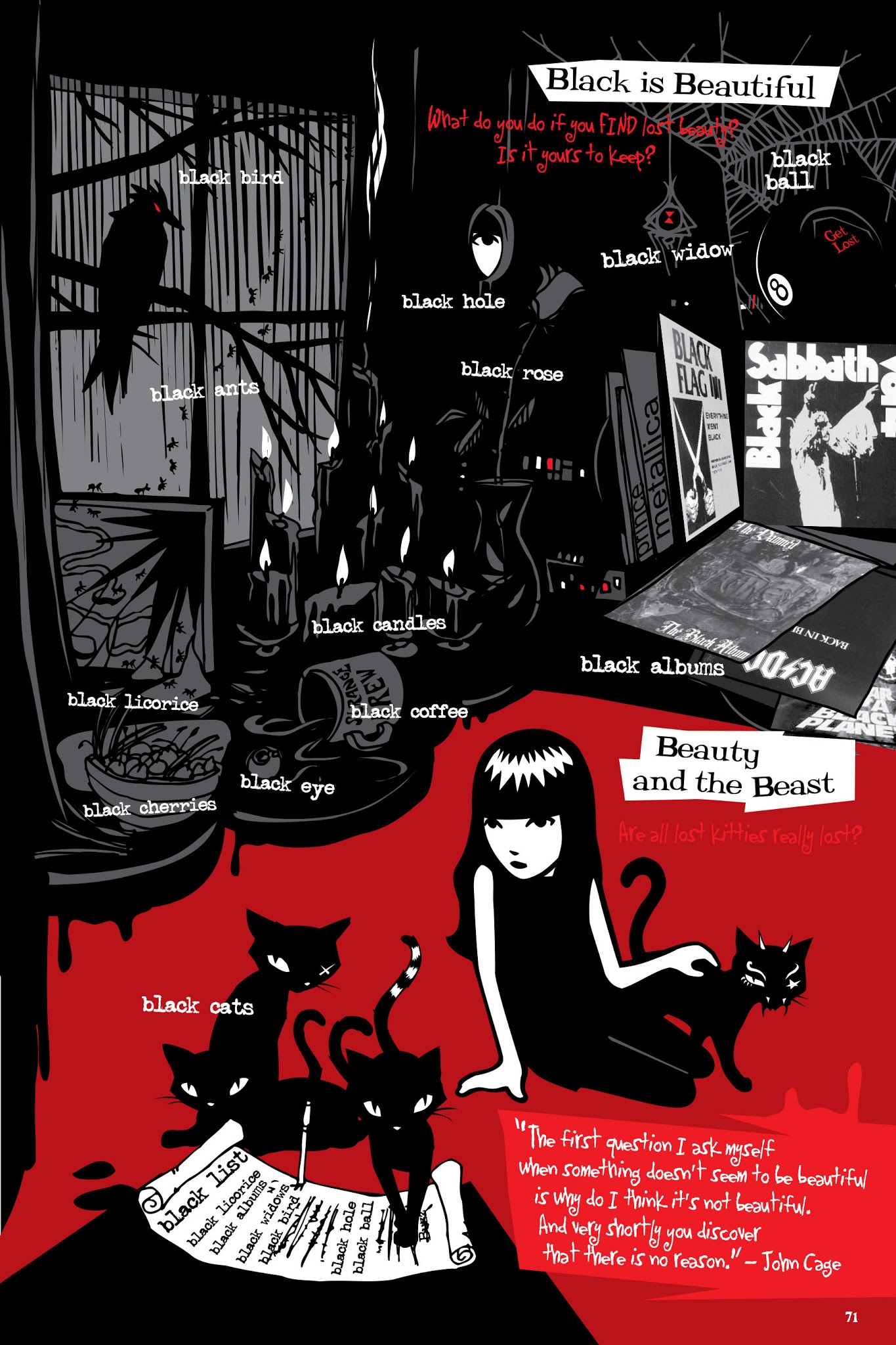 Read online The Complete Emily The Strange: All Things Strange comic -  Issue # TPB - 69