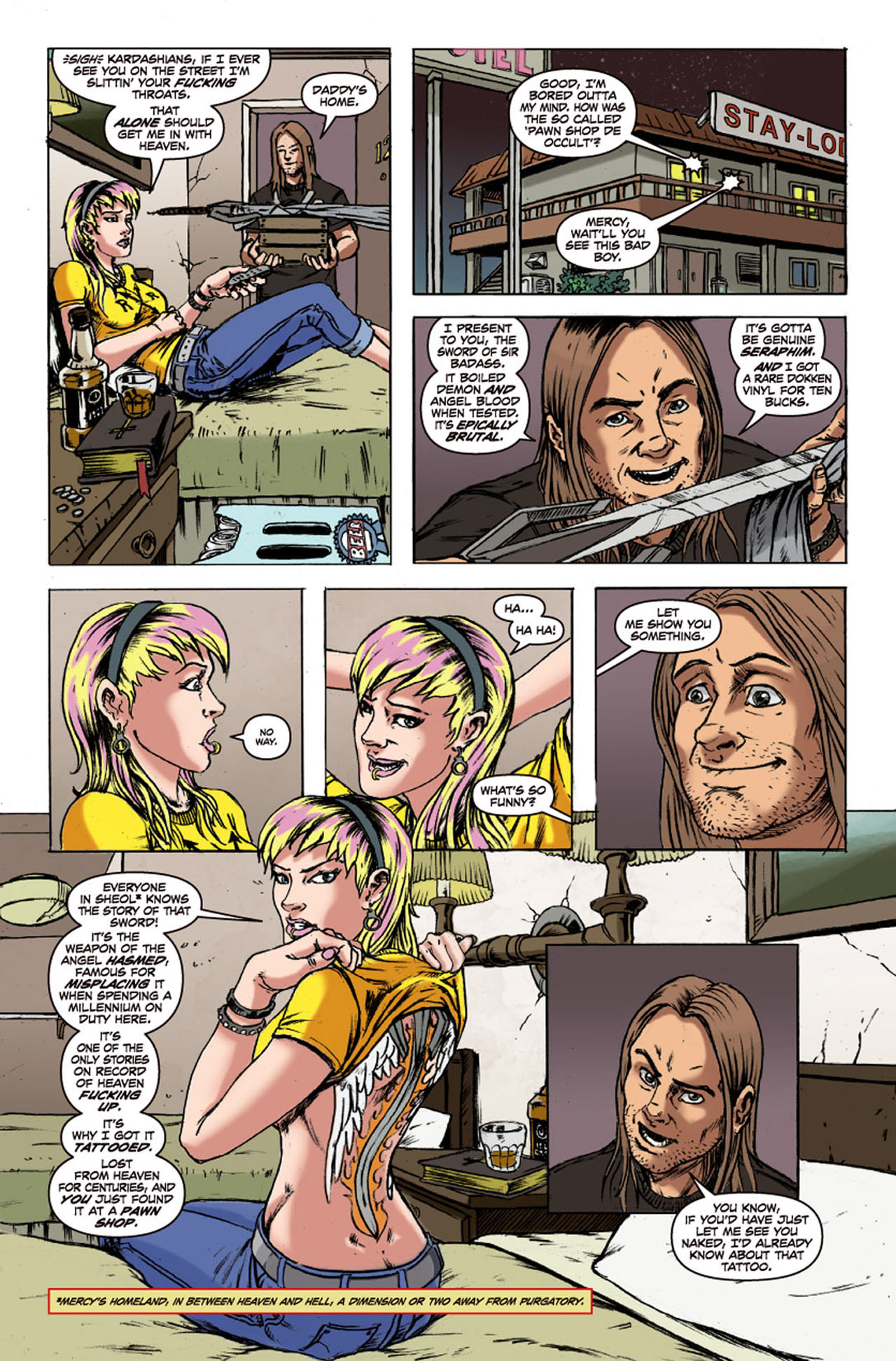 Read online Hack/Slash & Mercy Sparx: A Slice of Hell comic -  Issue #1 - 18